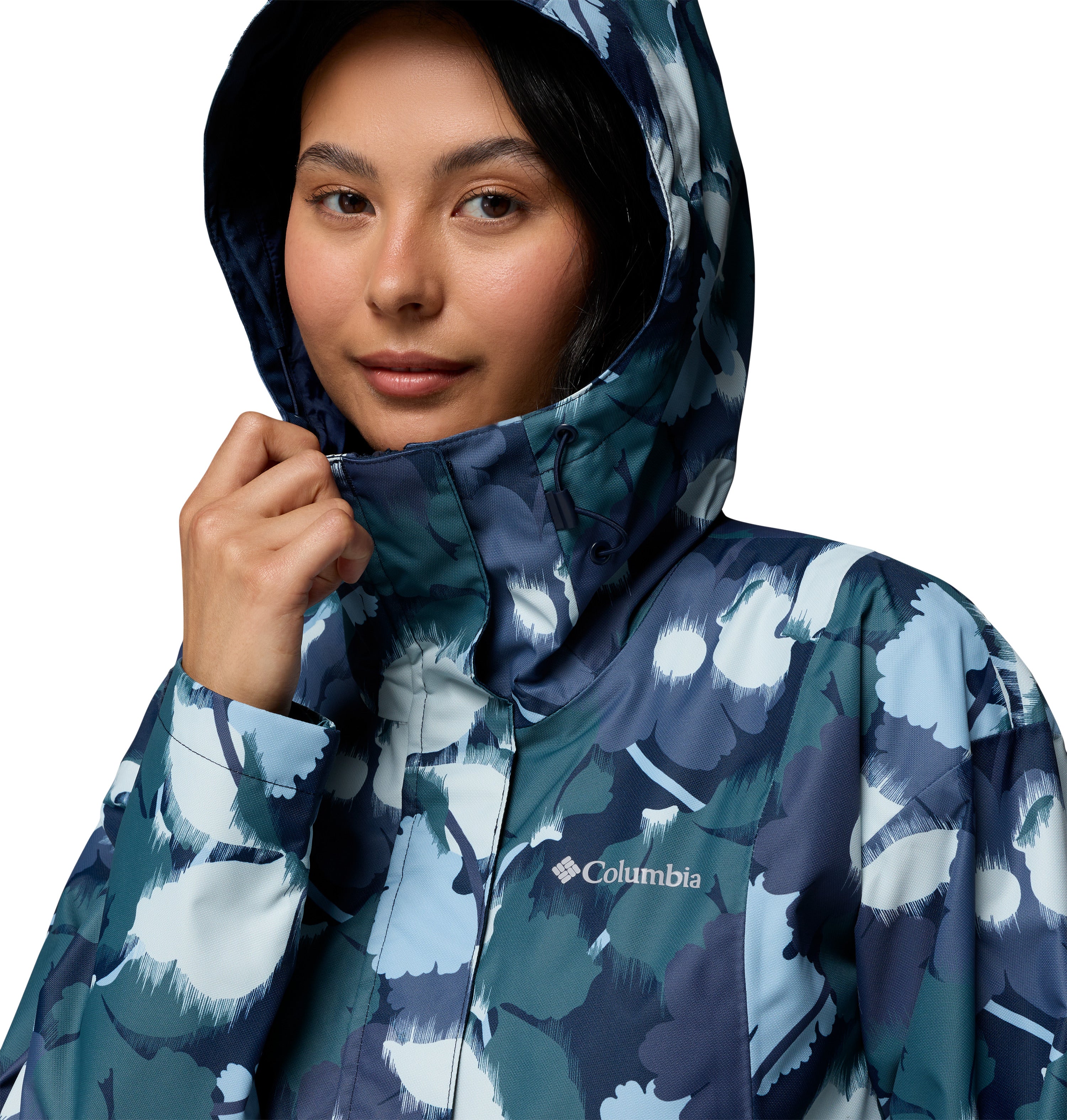 Chamarra Impermeable para Mujer Hikebound Printed Jacket