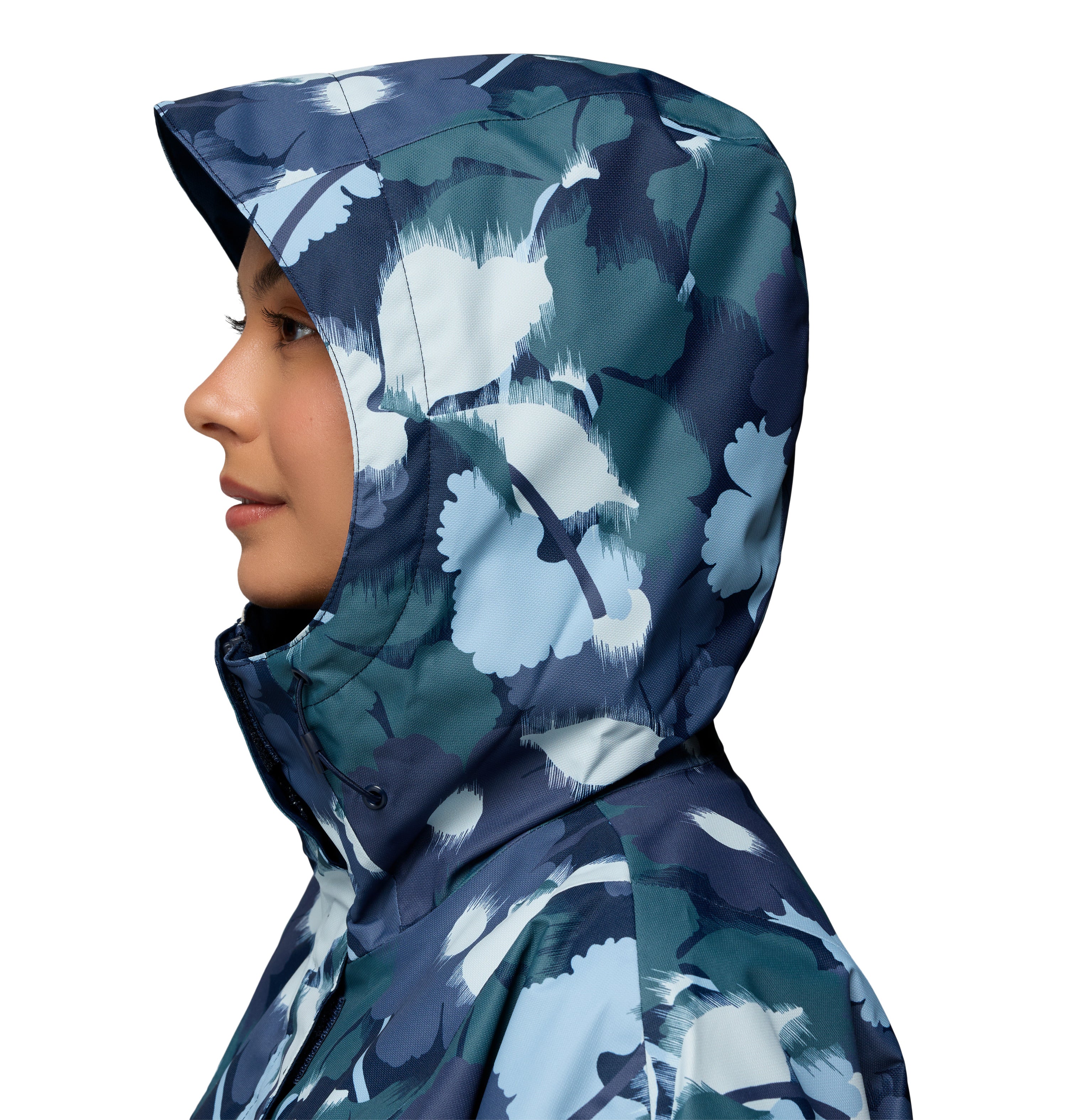Chamarra Impermeable para Mujer Hikebound Printed Jacket