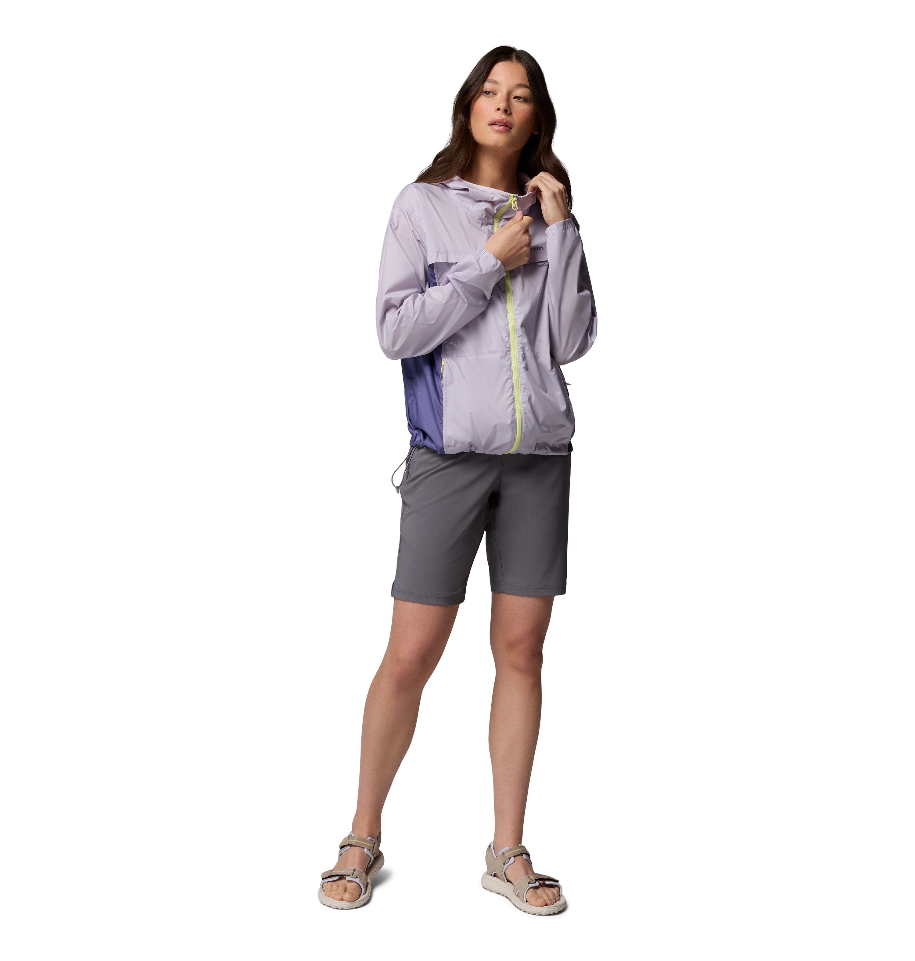 Chamarra Rompevientos para Mujer Columbia Crested Canyon Windbreaker