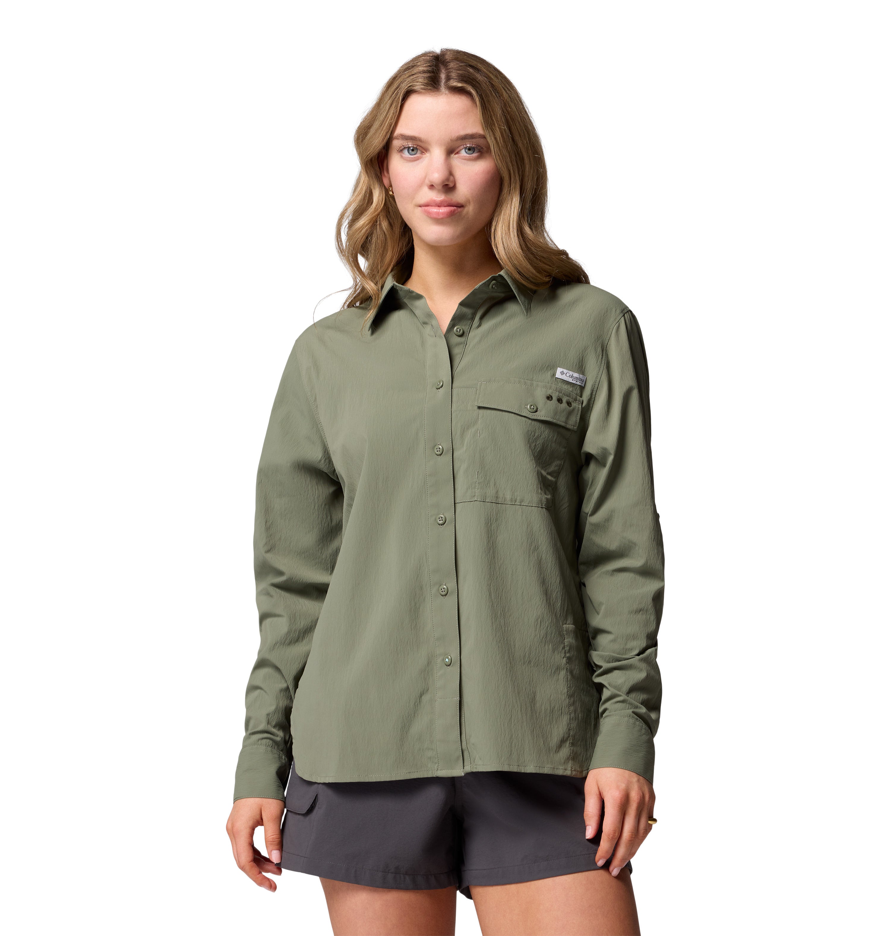 Camisa de manga larga para mujer Columbia Wild Cast