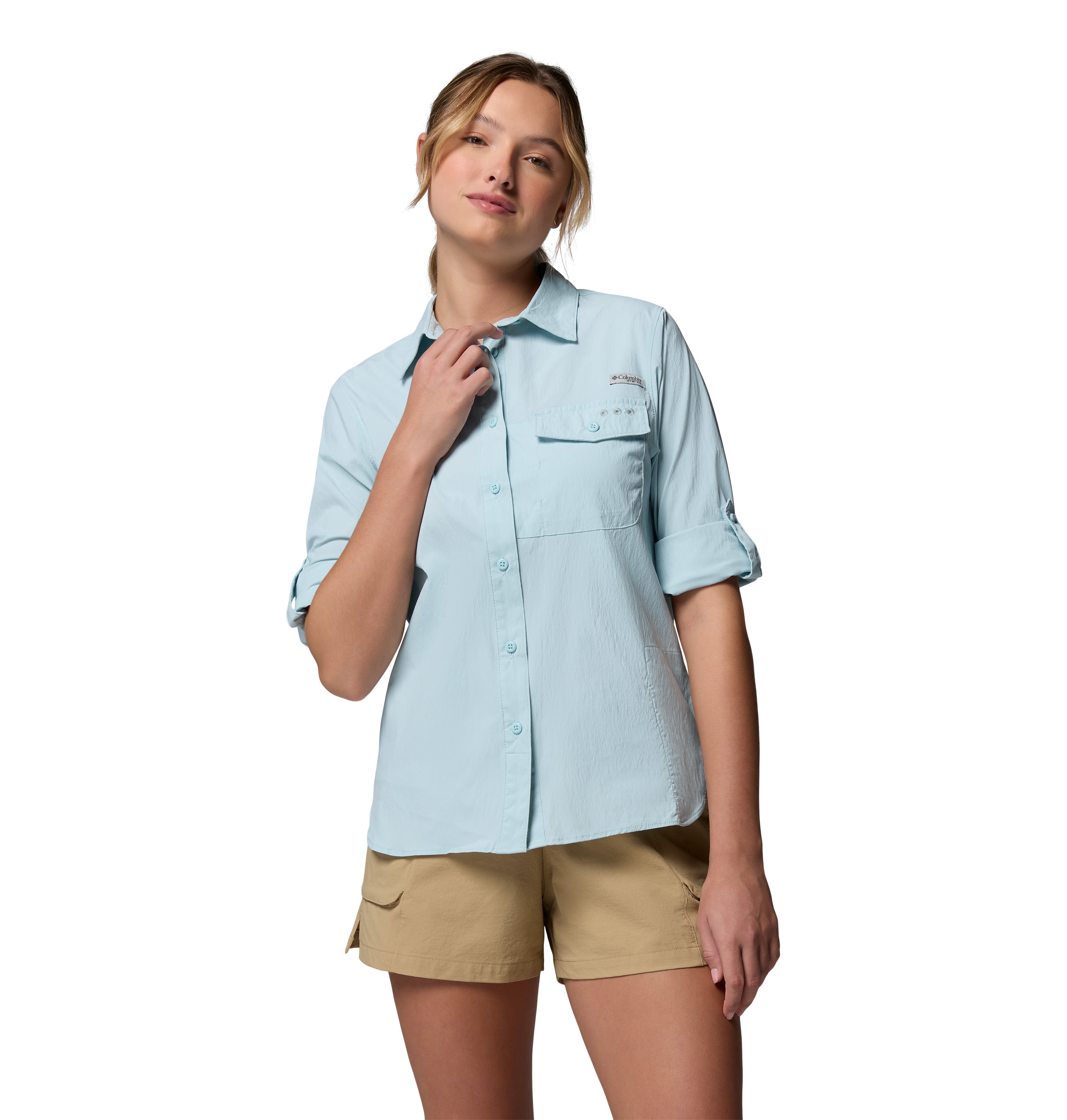 Camisa manga larga para Mujer Columbia Wild Cast Long Sleeve Shirt