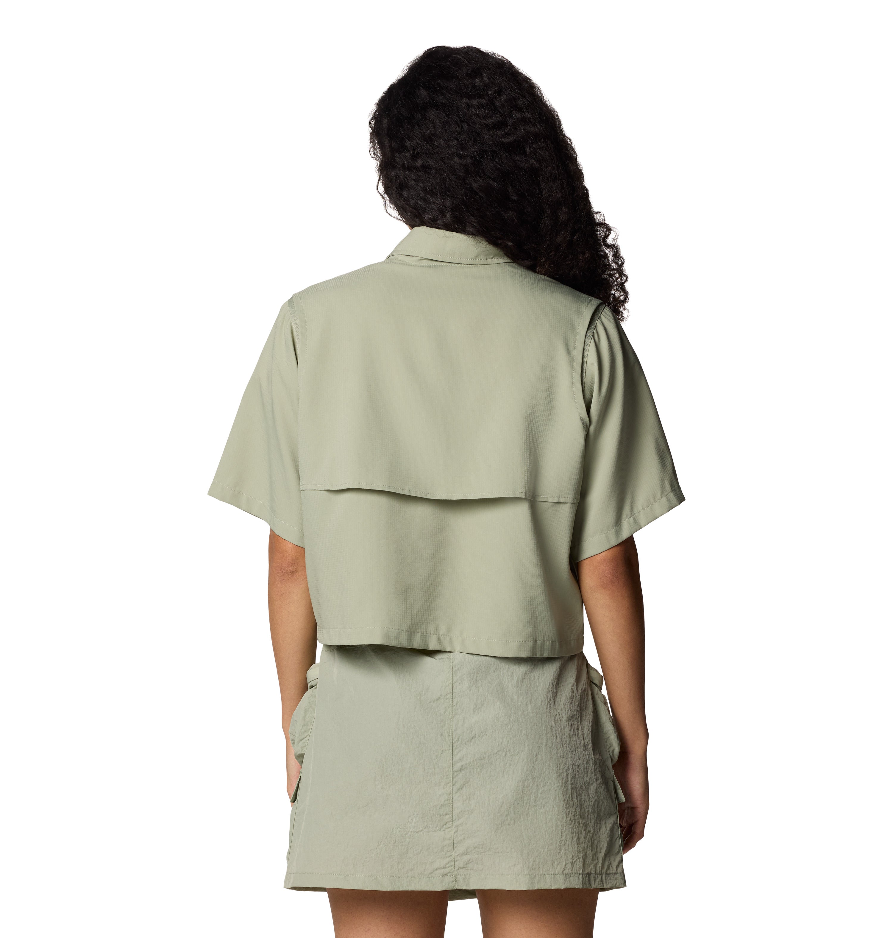CAMISA MUJER COLUMBIA | ELEVATED VIEW UTILITY SS