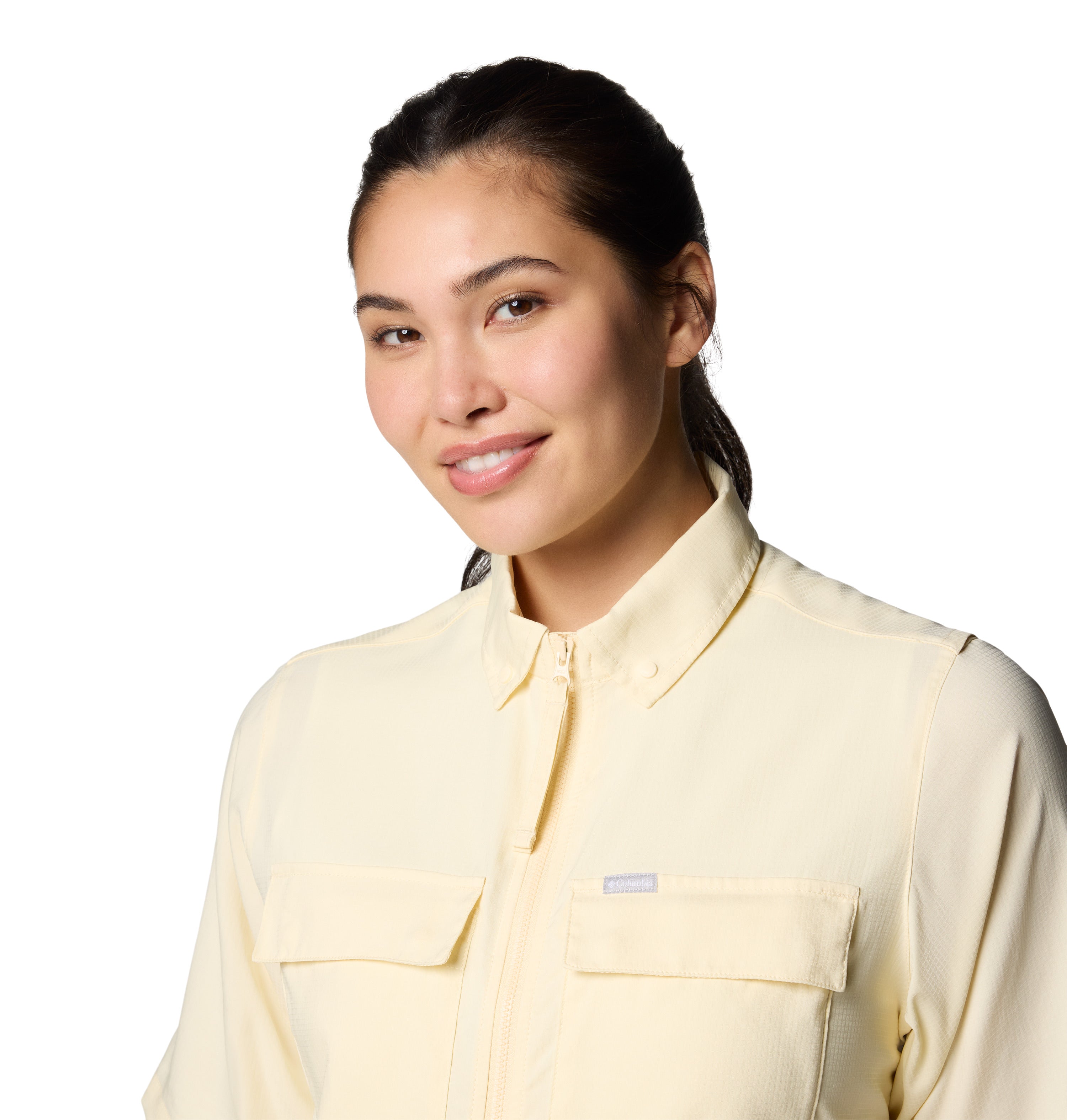 CAMISA MUJER COLUMBIA | ELEVATED VIEW UTILITY SS