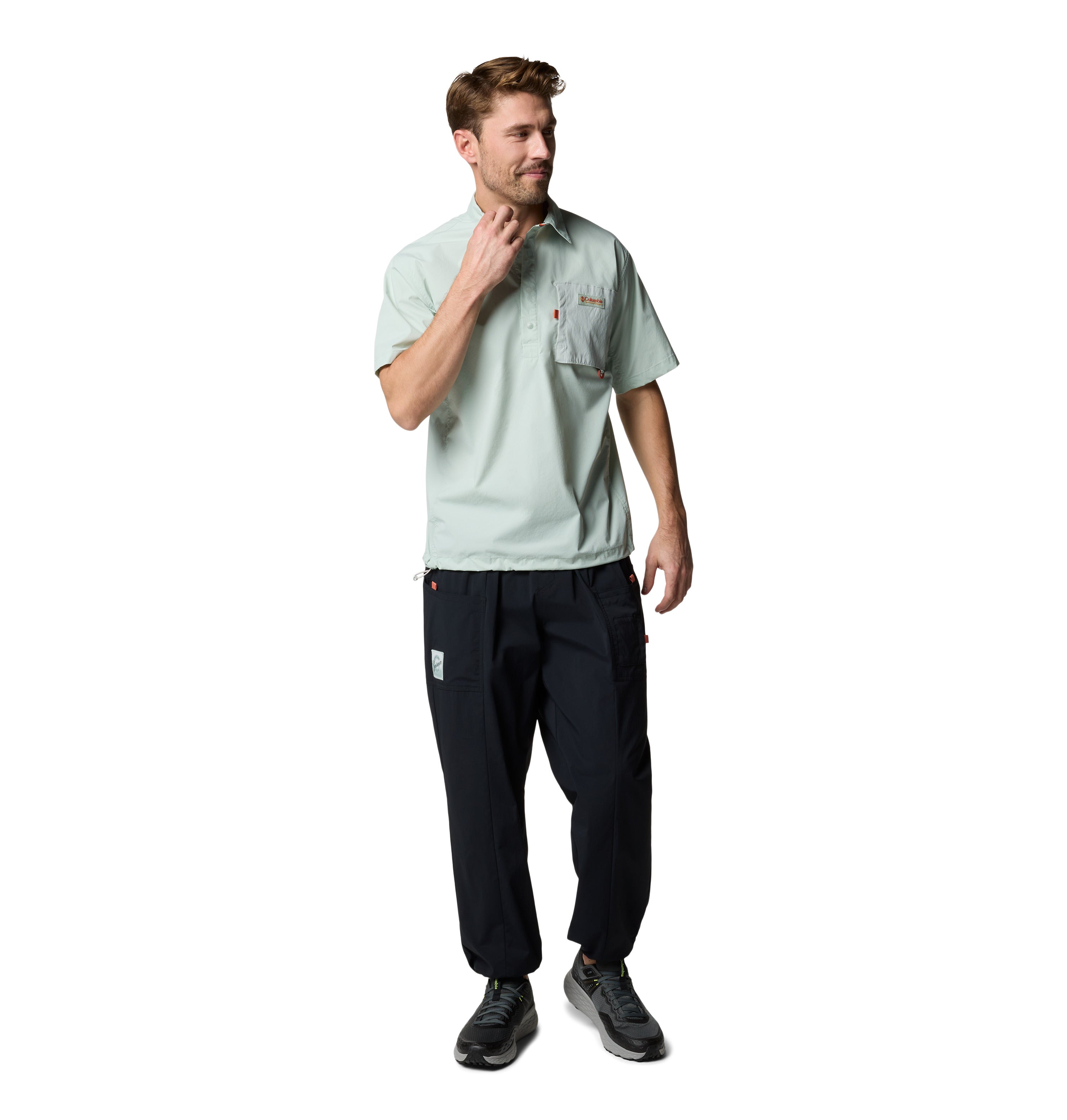 PLAYERA TIPO POLO HOMBRE COLUMBIA | COVE BEACH  WOVEN SS