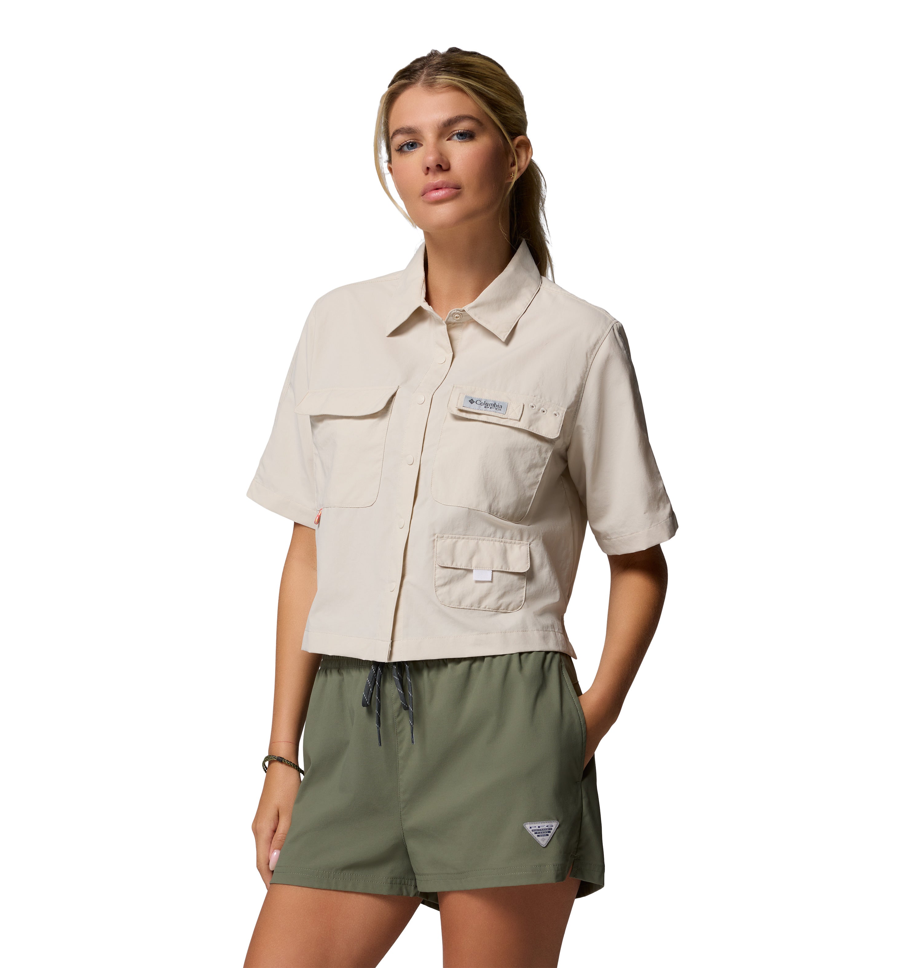 Camisa manga larga para Mujer Columbia PFG Open Water Short Sleeve Shirt