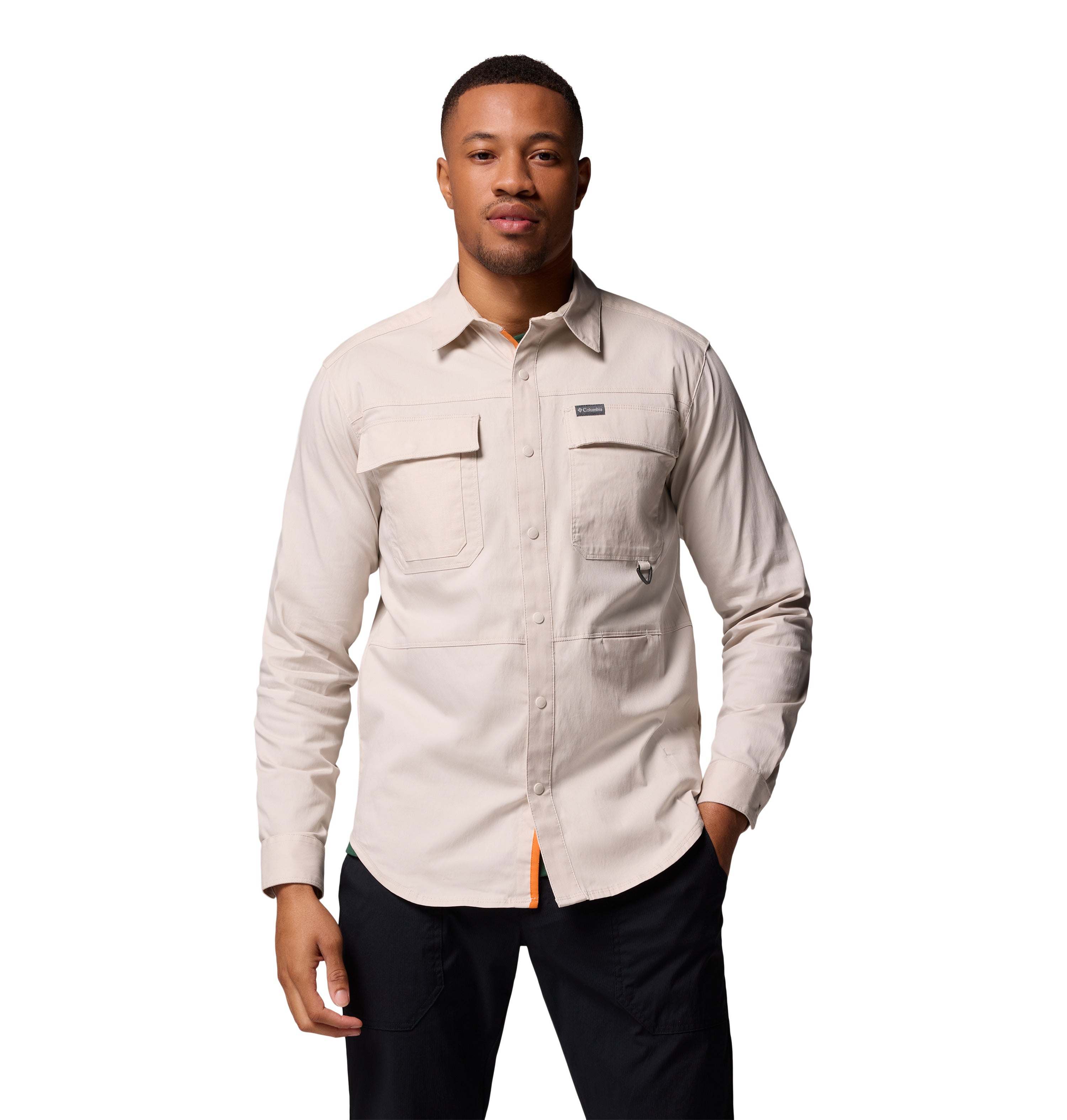 Camisa de sarga de manga larga para hombre Columbia Landroamer Twill LS Shirt
