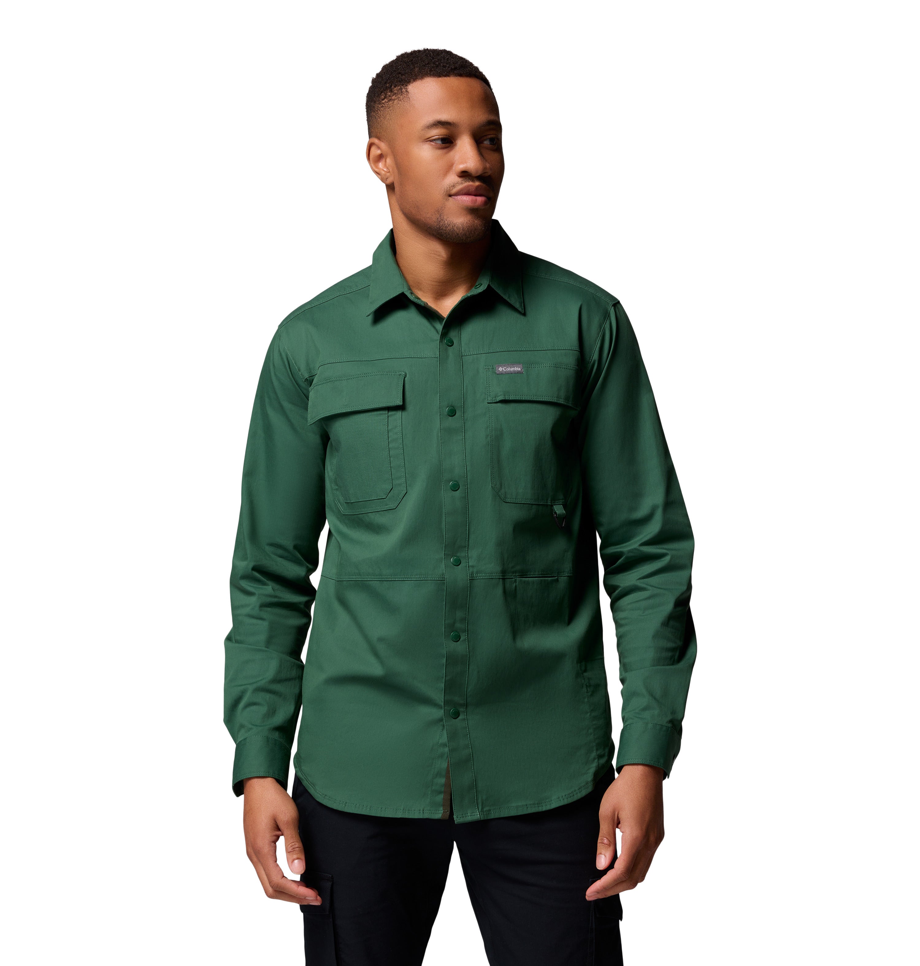 Camisa de sarga de manga larga para hombre Columbia Landroamer Twill LS Shirt