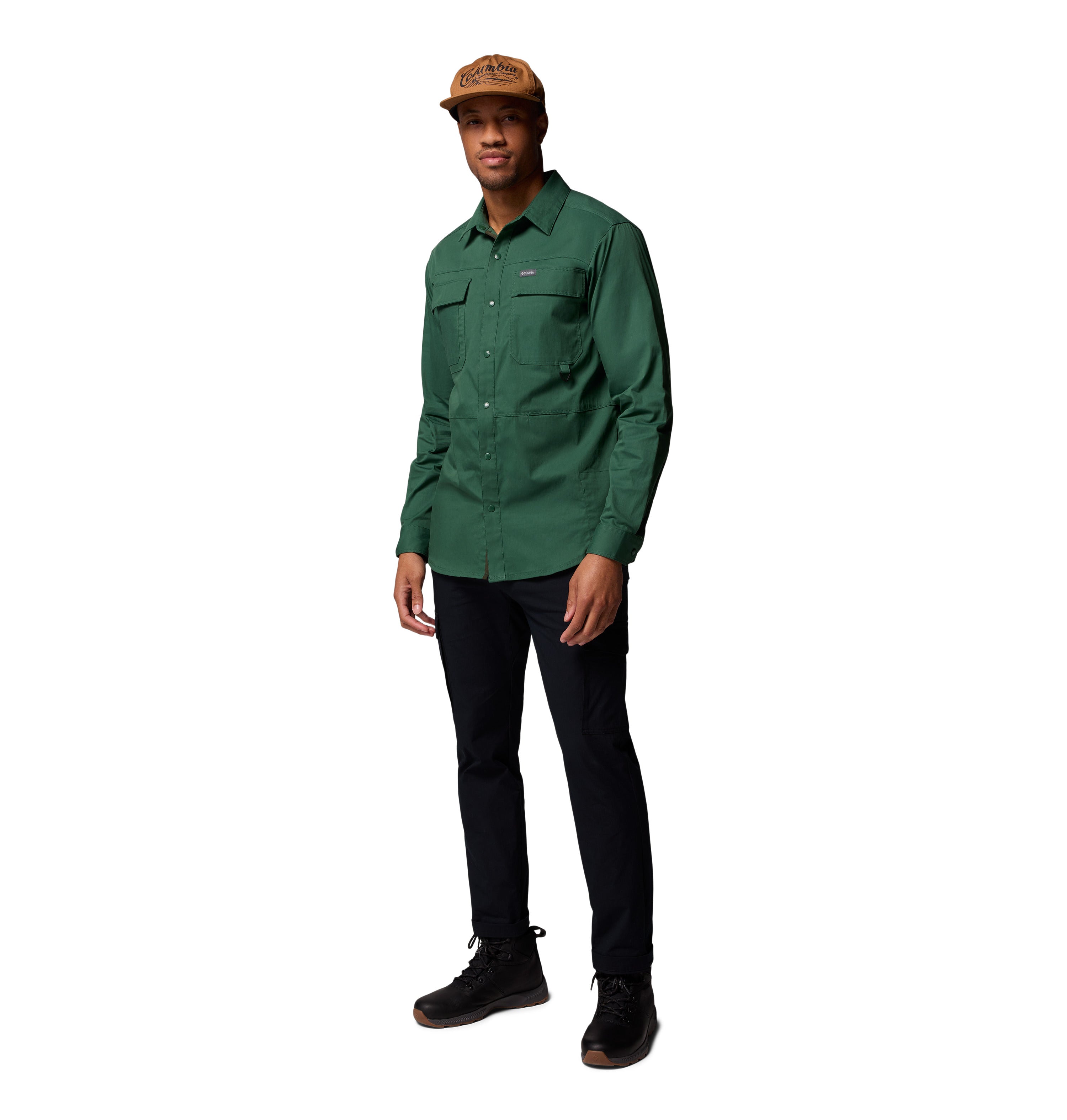 Camisa de sarga de manga larga para hombre Columbia Landroamer Twill LS Shirt
