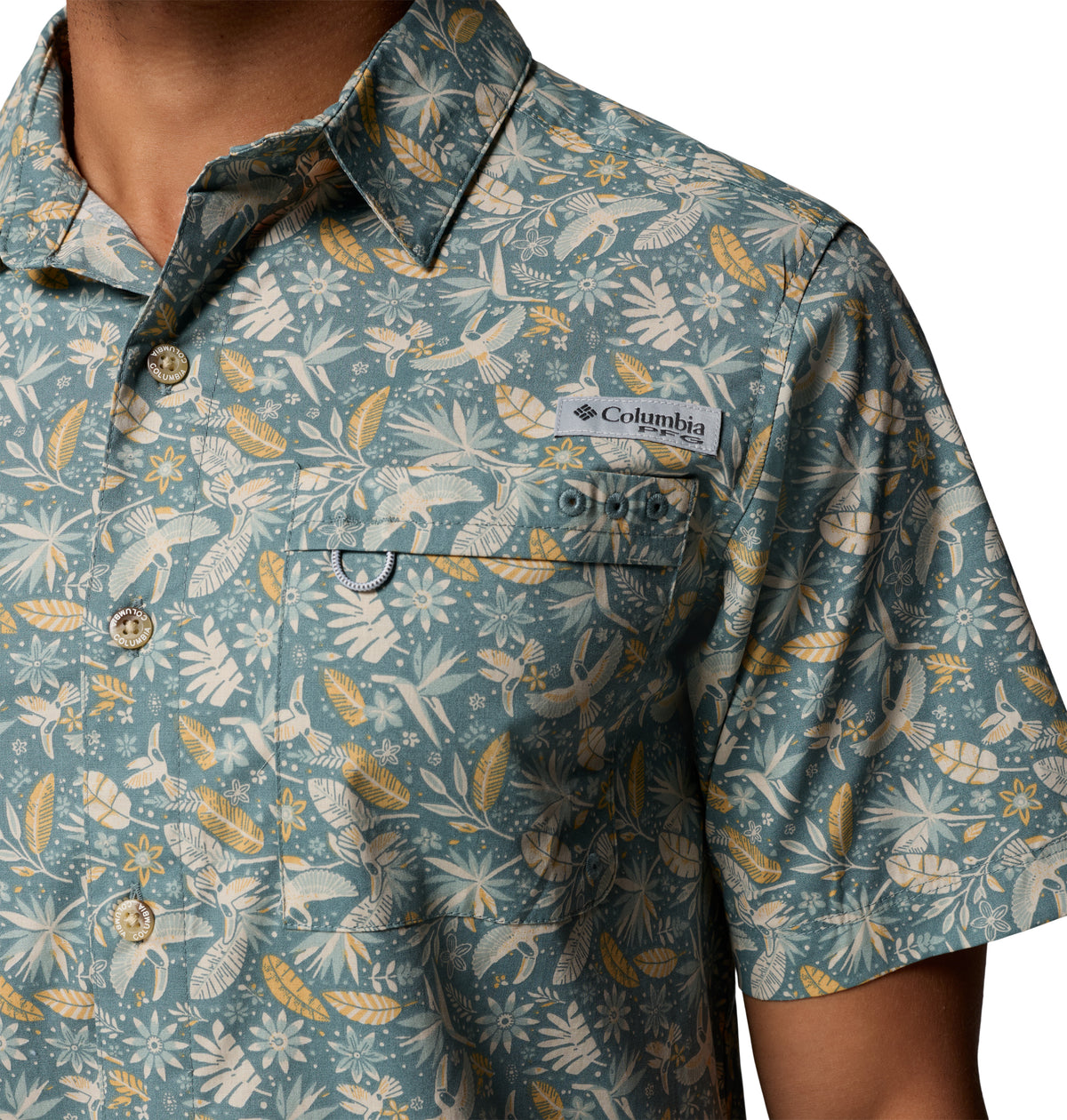 Camisa Oversize para Hombre Columbia Wild Cast Camp Shirt