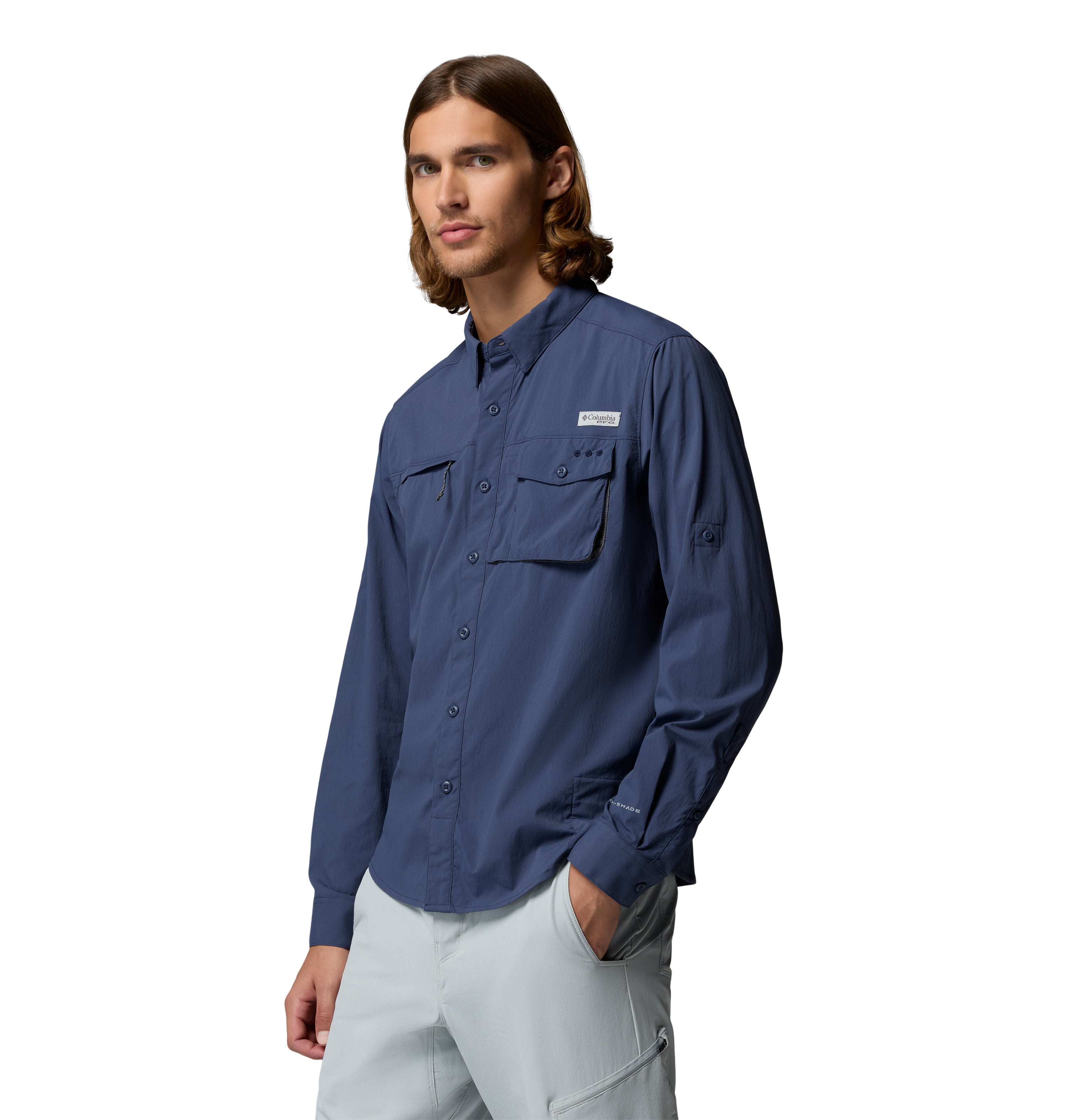 Camisa para Hombre Columbia Wild Cast Long Sleeve Shirt