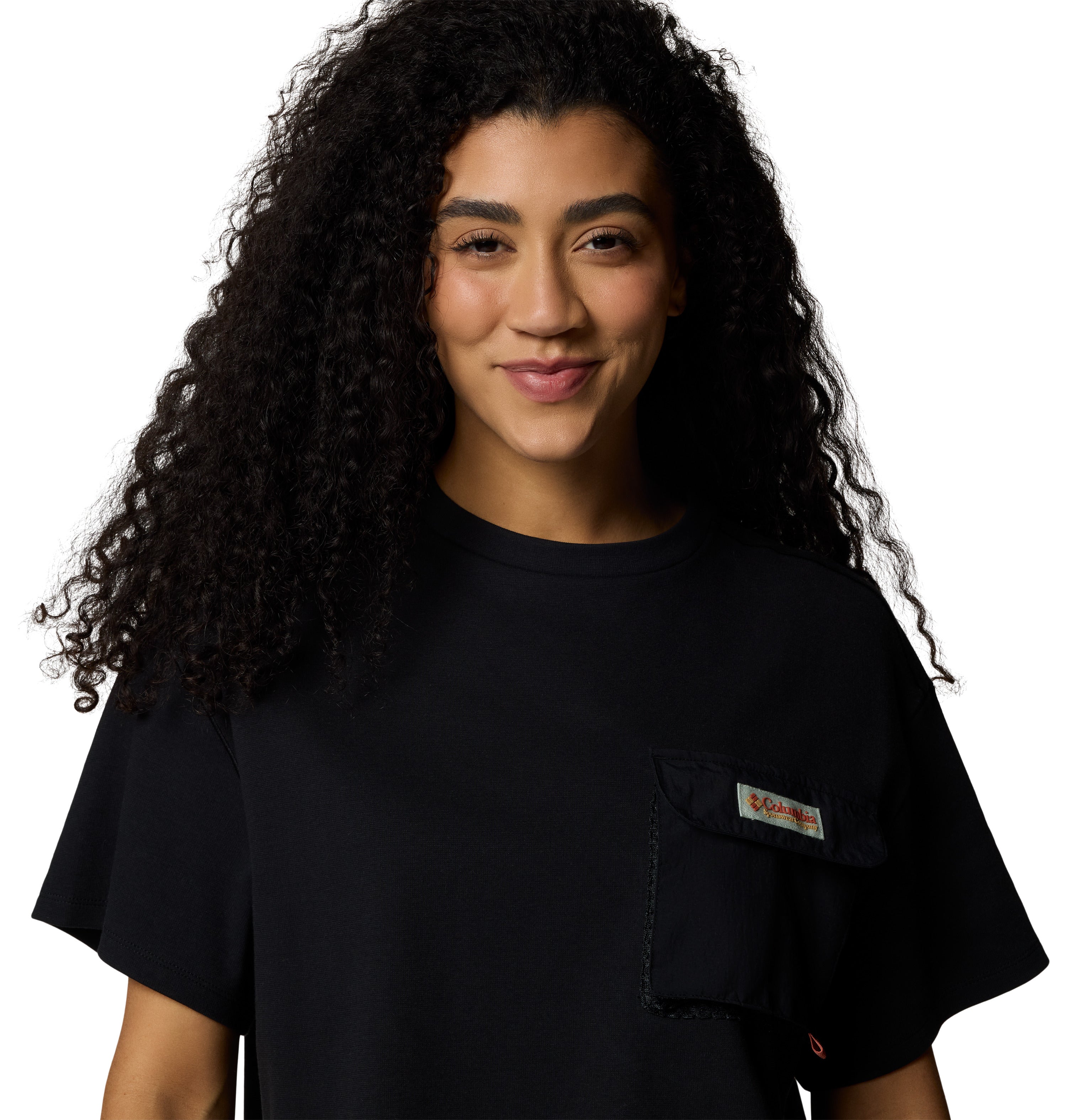 PLAYERA MUJER COLUMBIA | COVE BEACH CROPPED POCKET TEE