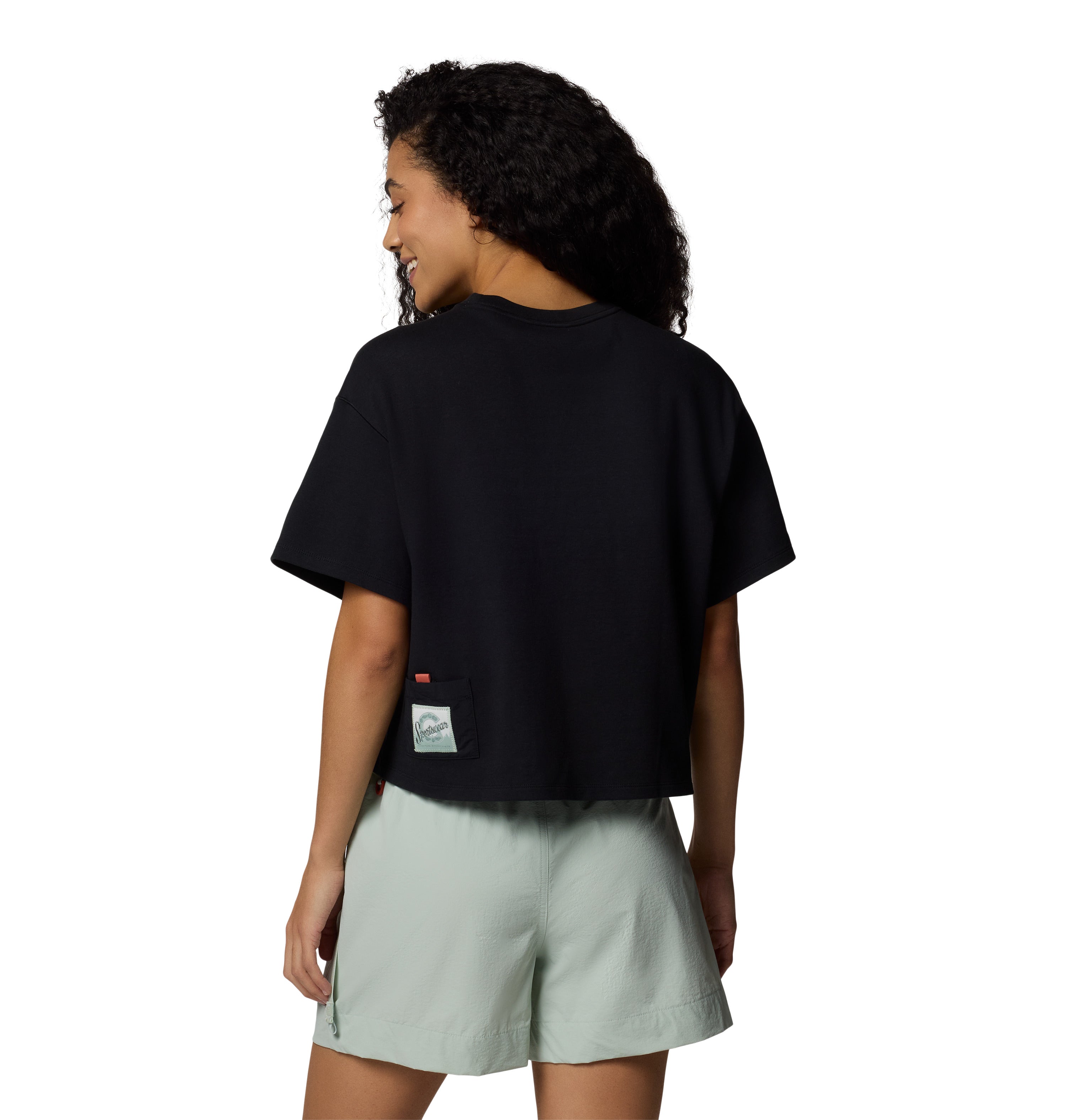 PLAYERA MUJER COLUMBIA | COVE BEACH CROPPED POCKET TEE