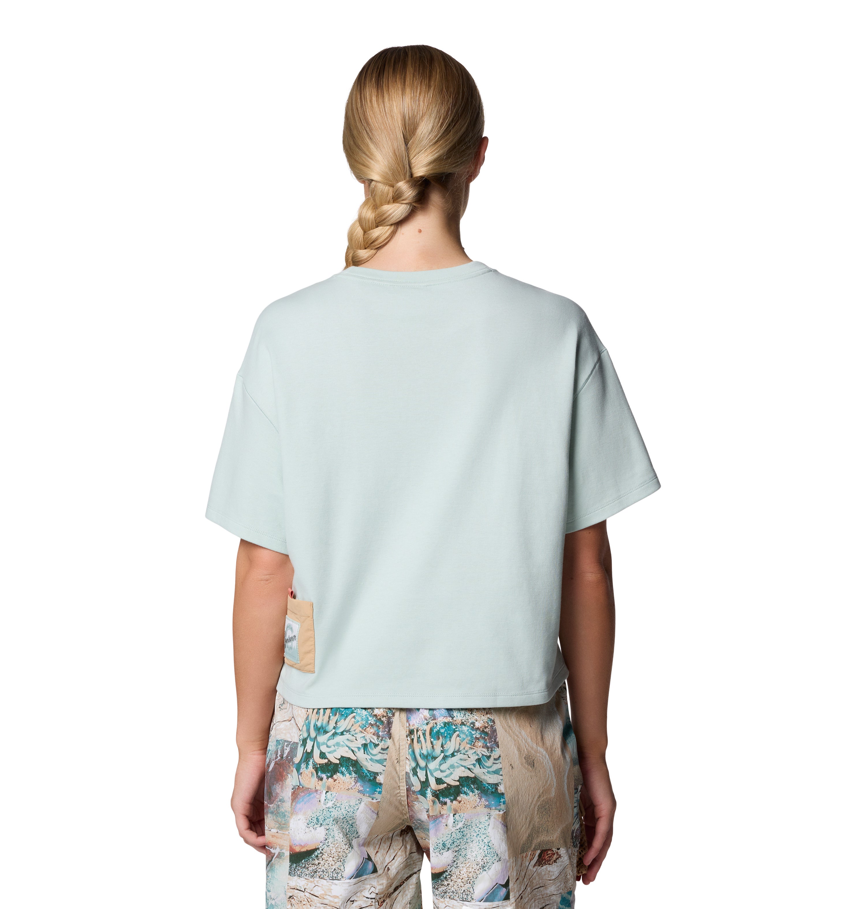 PLAYERA MUJER COLUMBIA | COVE BEACH CROPPED POCKET TEE