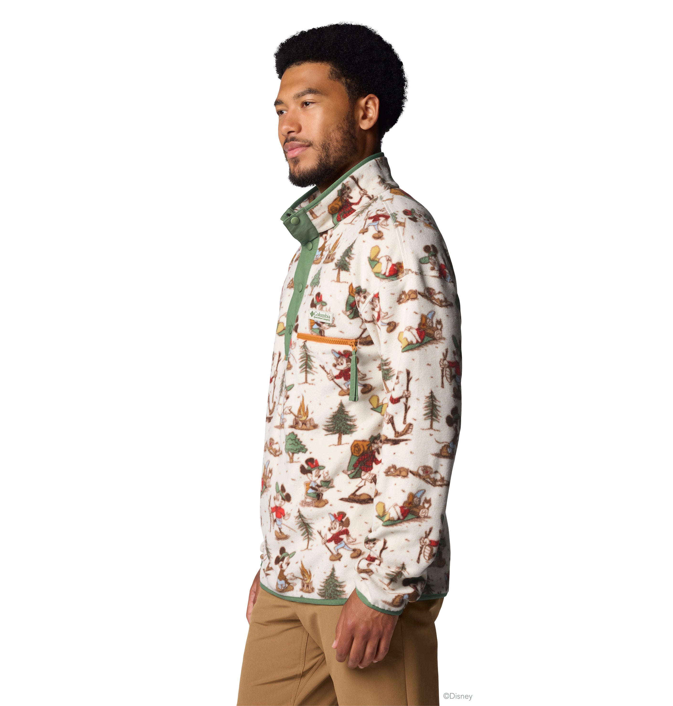 SUDADERA HOMBRE COLUMBIA | M CSC X DISNEY HALF SNAP FLEECE
