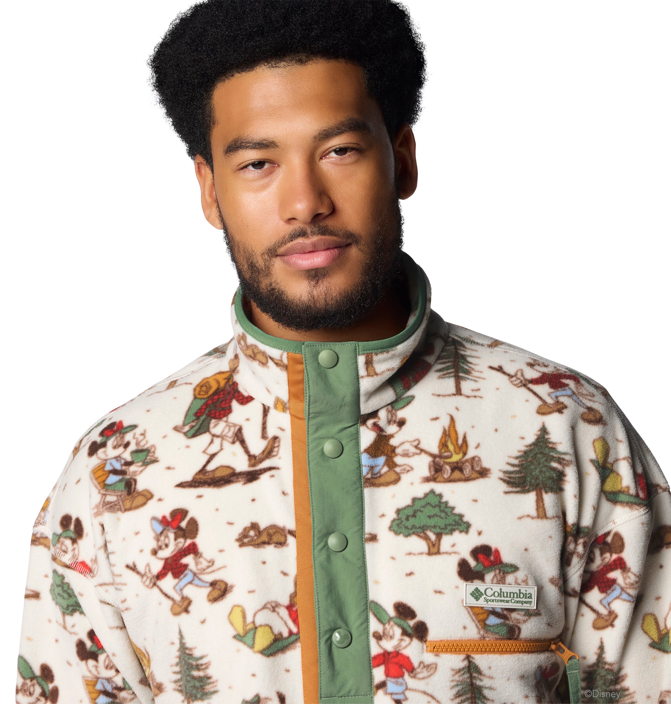 SUDADERA HOMBRE COLUMBIA | M CSC X DISNEY HALF SNAP FLEECE