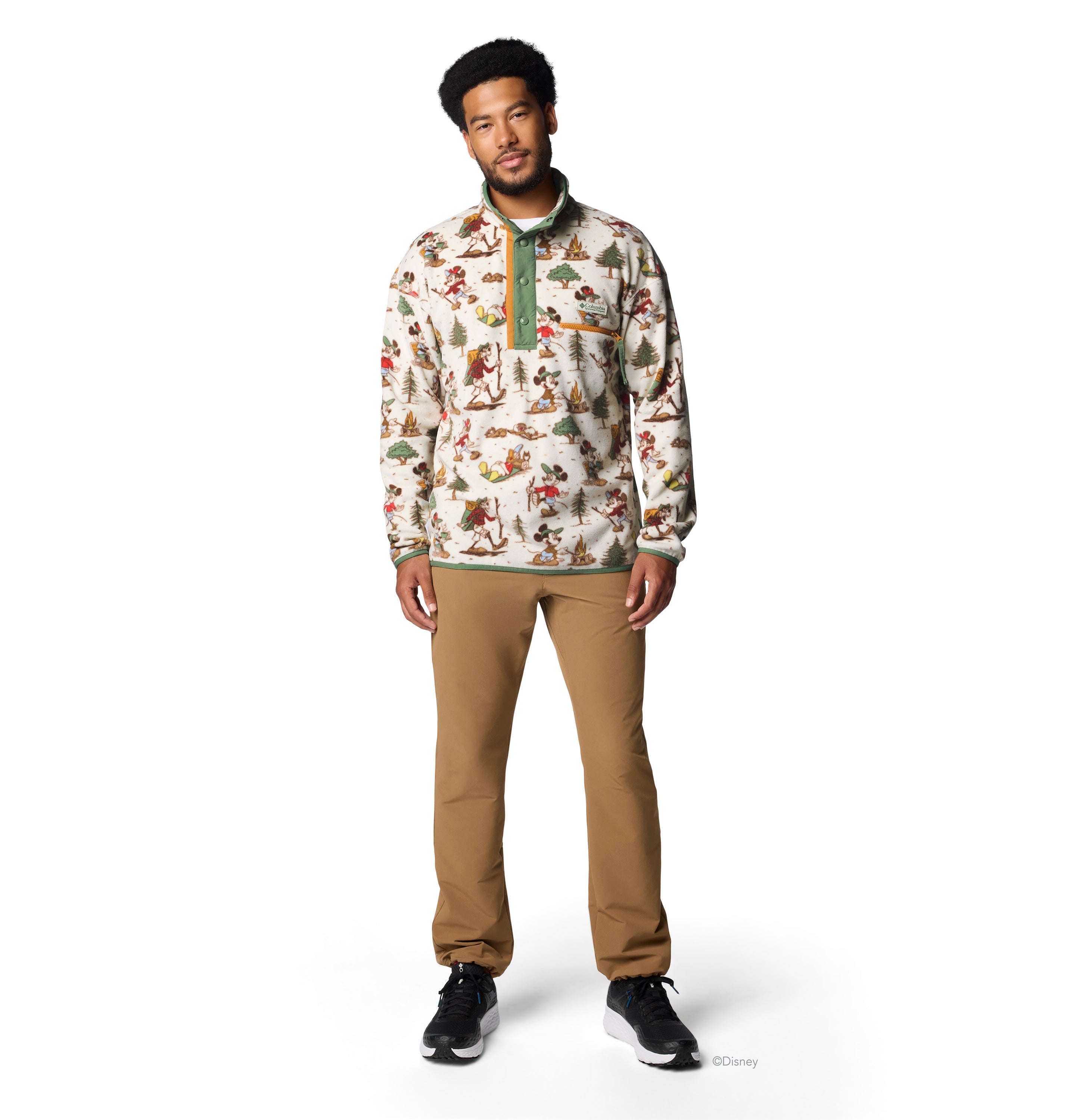 SUDADERA HOMBRE COLUMBIA | M CSC X DISNEY HALF SNAP FLEECE