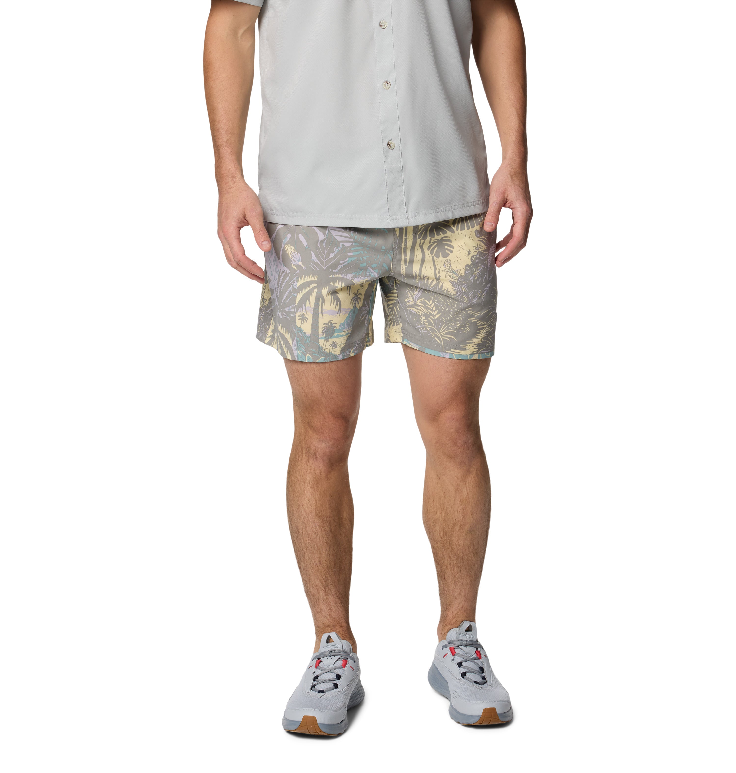 SHORT HOMBRE COLUMBIA | PFG RAMBLER PRINTED WATER SHORT