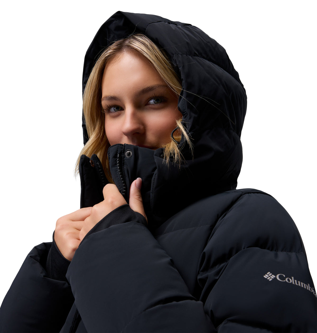 Chamarra para Mujer Columbia Amaze Puff Mid Hooded Jacket
