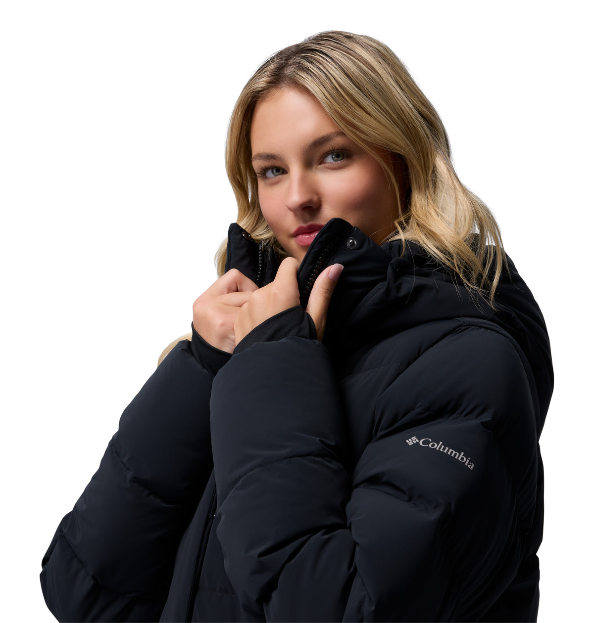 Chamarra para Mujer Columbia Amaze Puff Mid Hooded Jacket