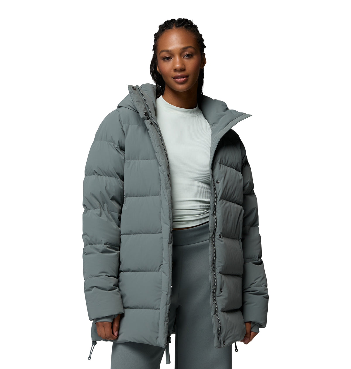 Chamarra para Mujer Columbia Amaze Puff Mid Hooded Jacket