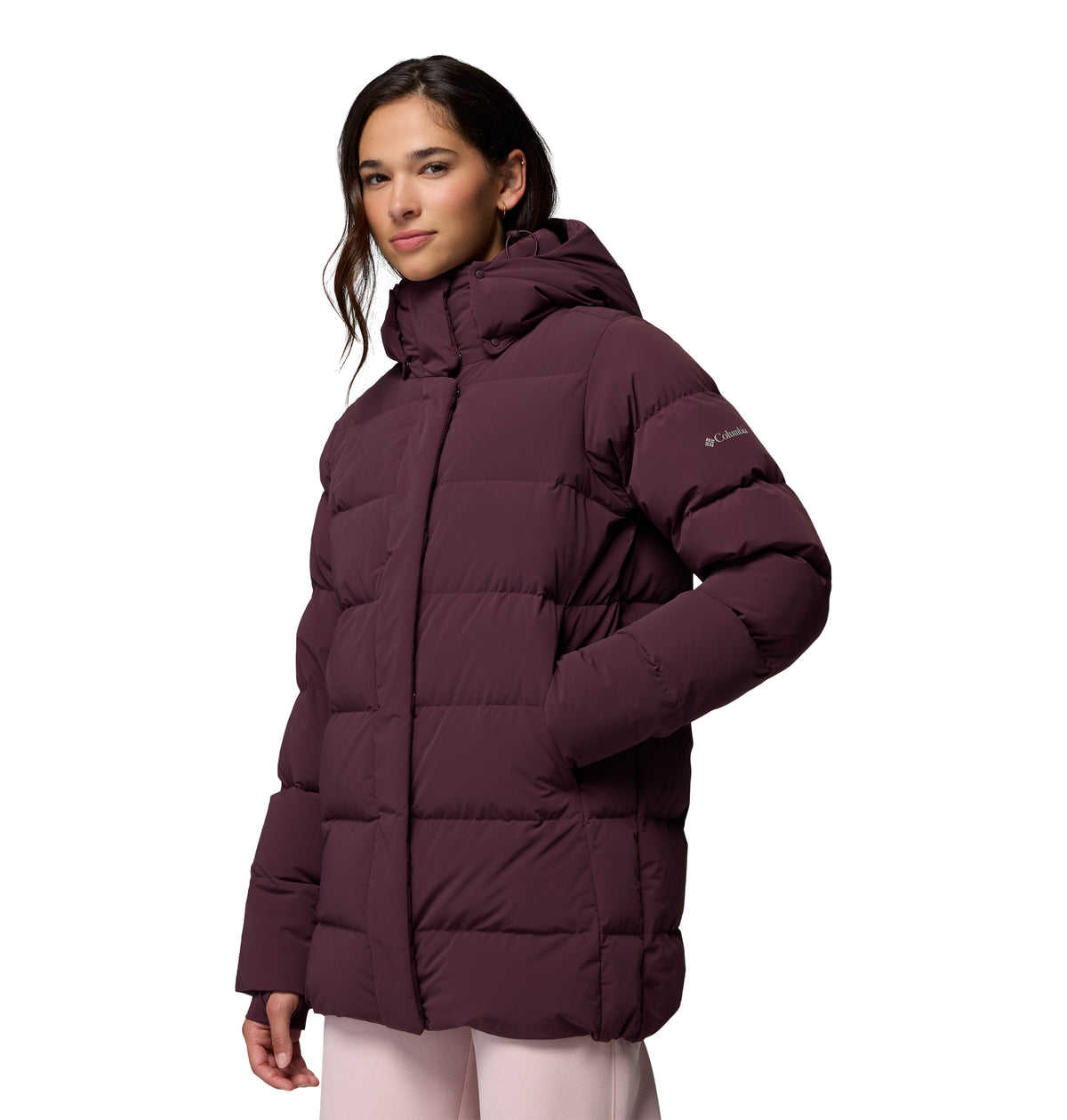 Chamarra para Mujer Columbia Amaze Puff Mid Hooded Jacket