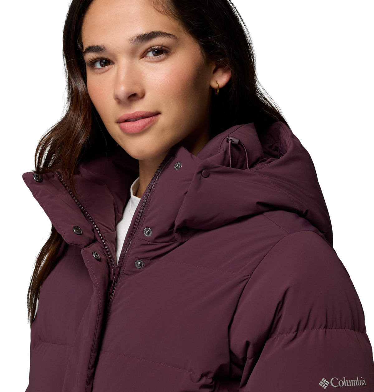 Chamarra para Mujer Columbia Amaze Puff Mid Hooded Jacket