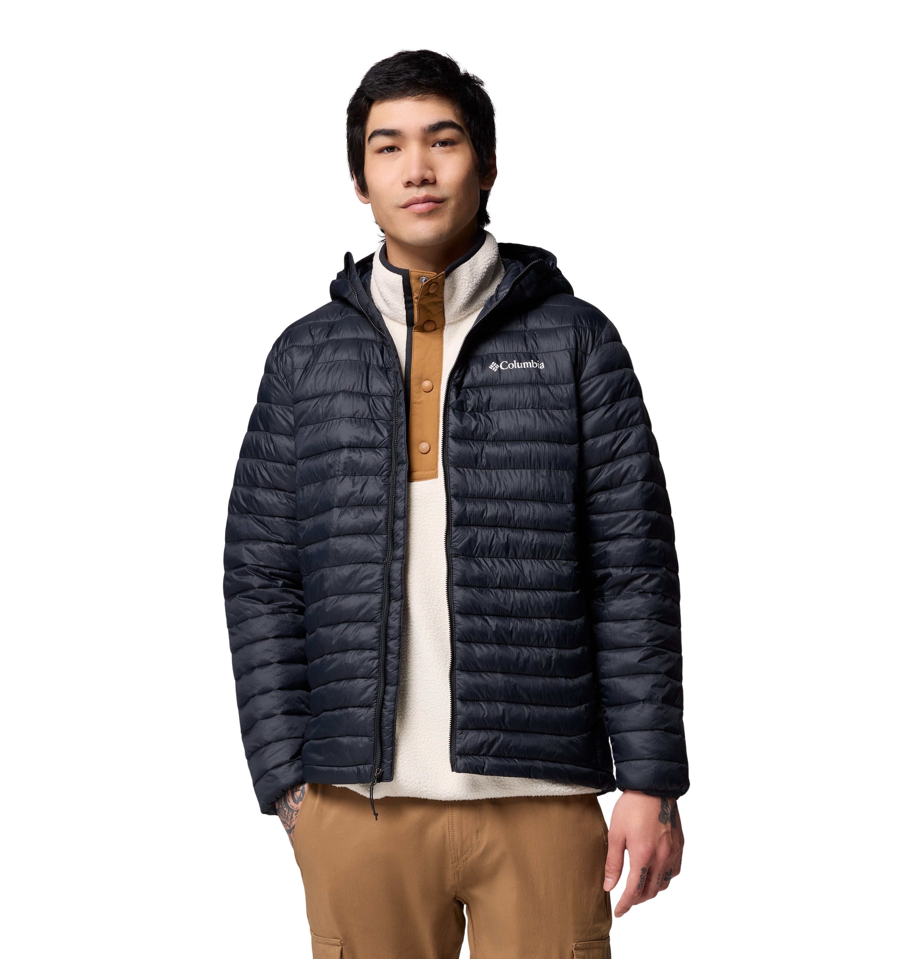 Chamarra con gorro para Hombre Columbia Powder Pass Hooded Jacket