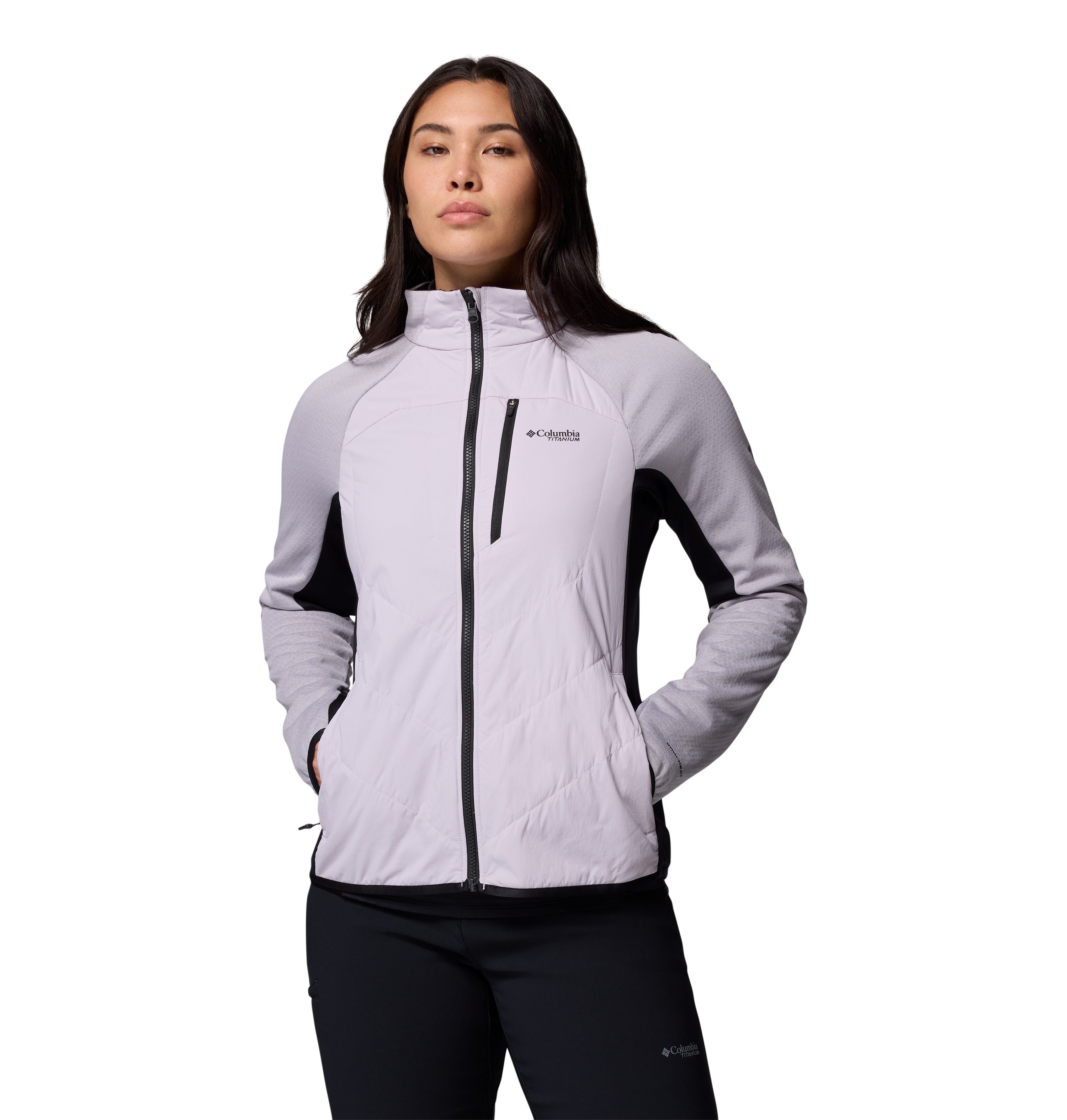 Chamarra para mujer Columbia Arctic Crest Hybrid Full Zip