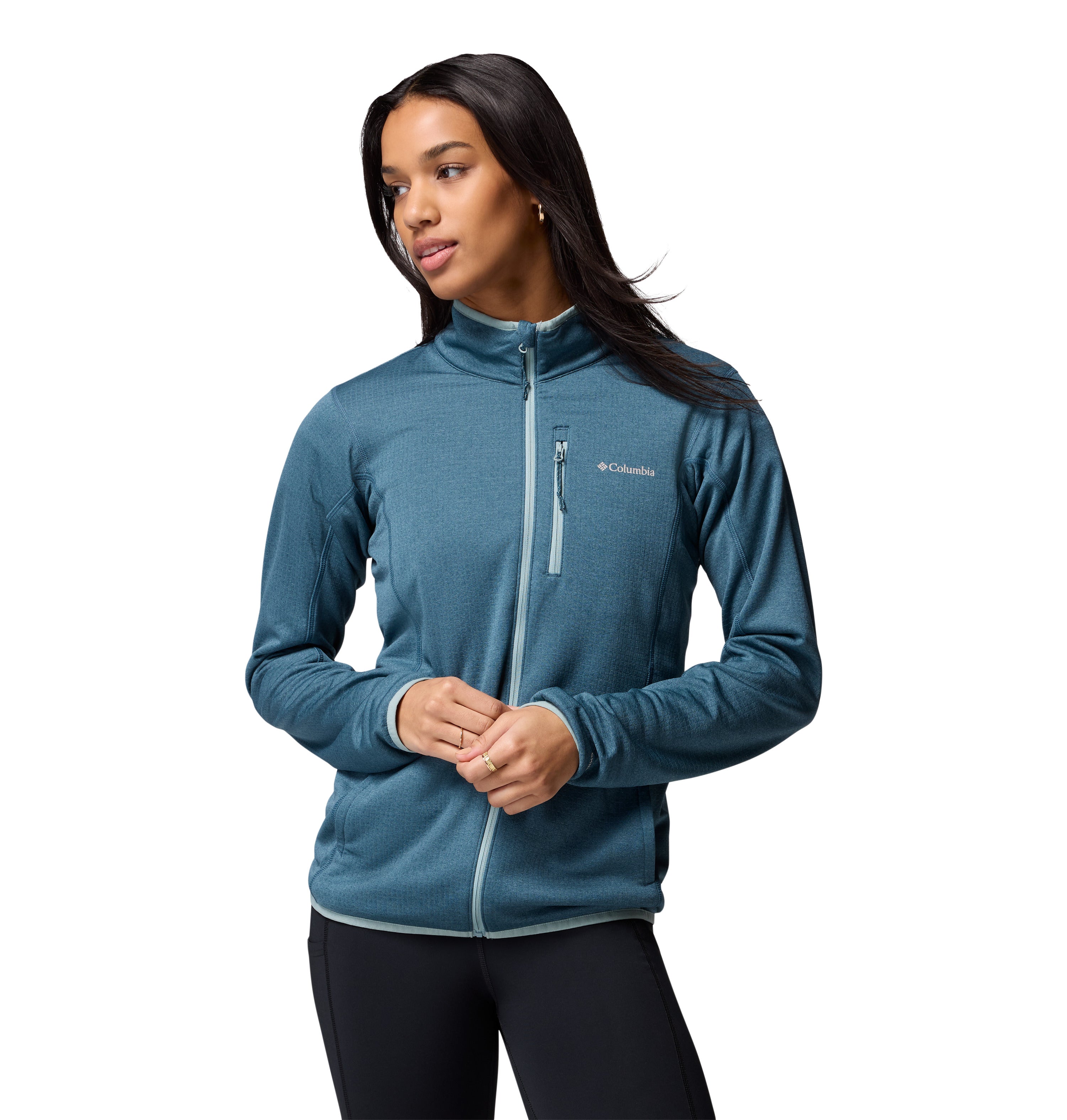 Chamarra para Mujer Columbia Essential Hike Grid Fleece Full Zip