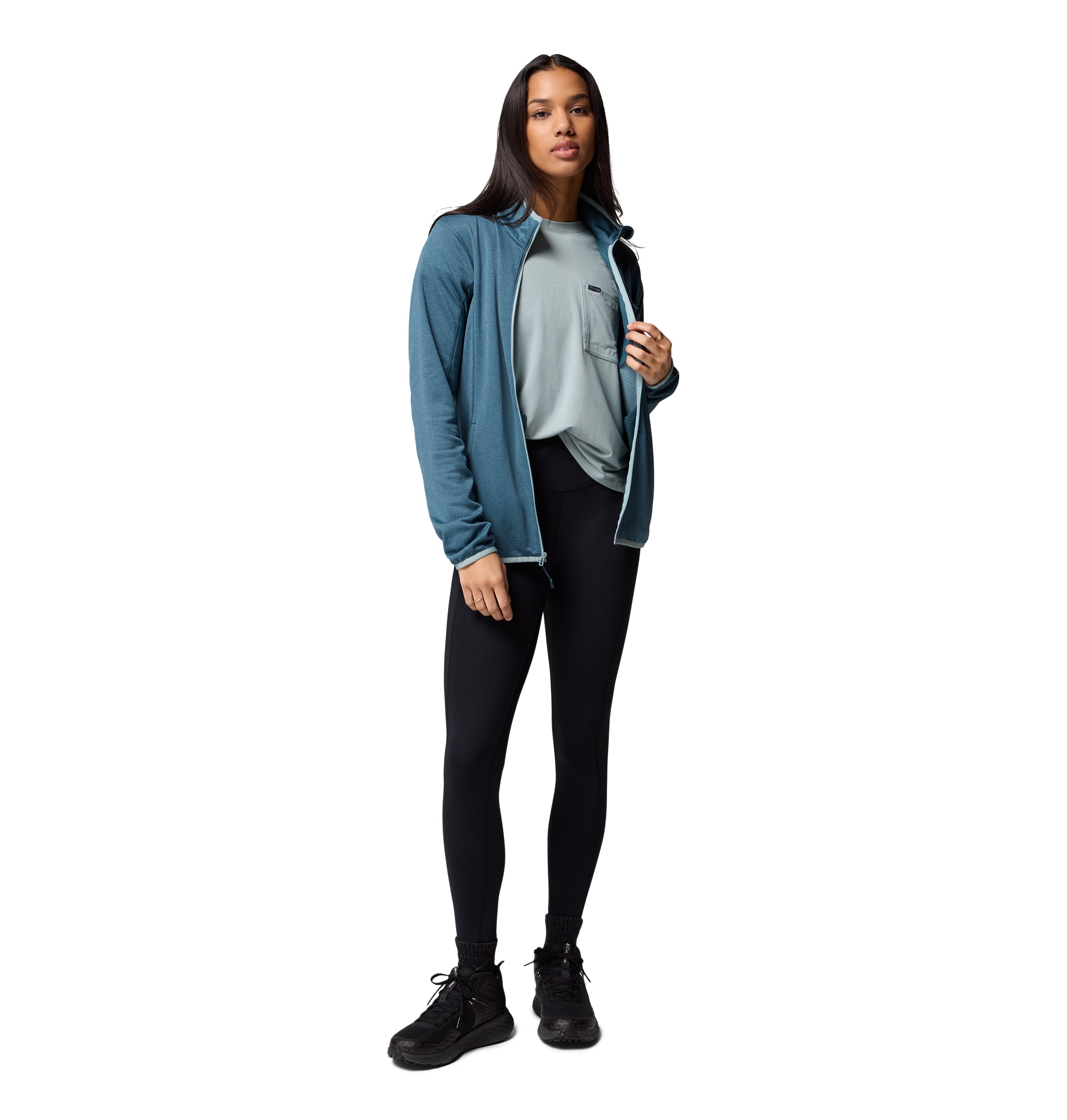 Chamarra para Mujer Columbia Essential Hike Grid Fleece Full Zip