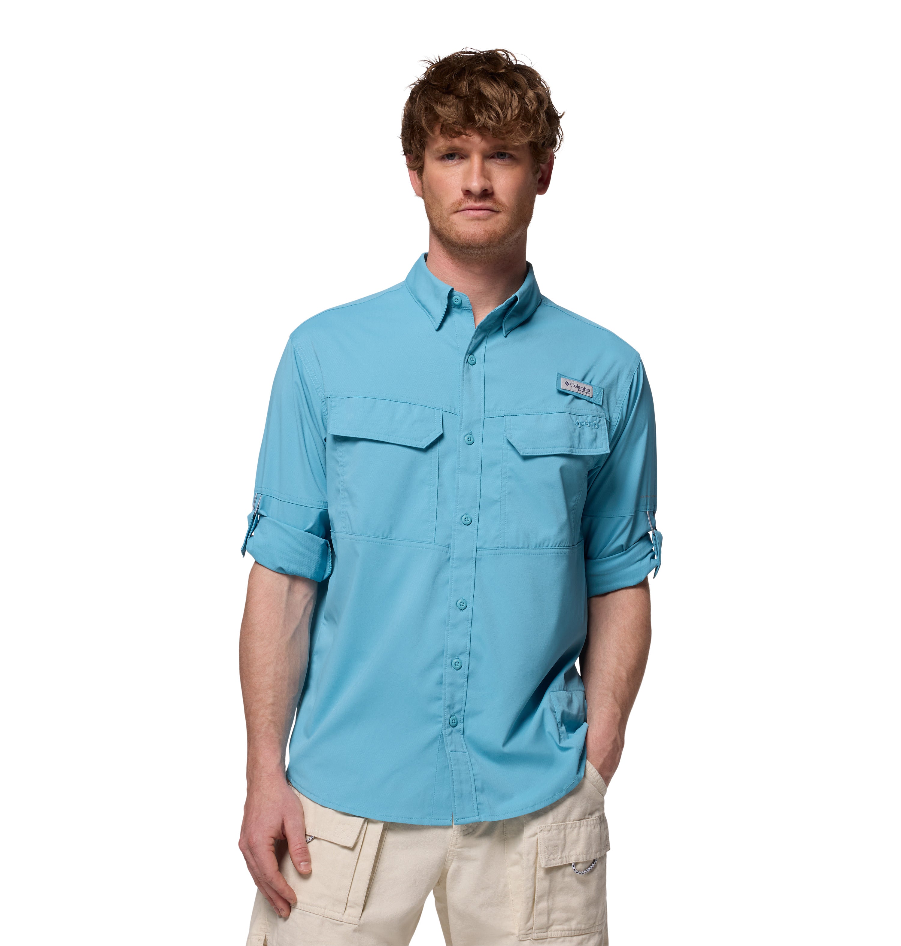 Camisa de manga larga para hombre Columbia Skiff Guide II
