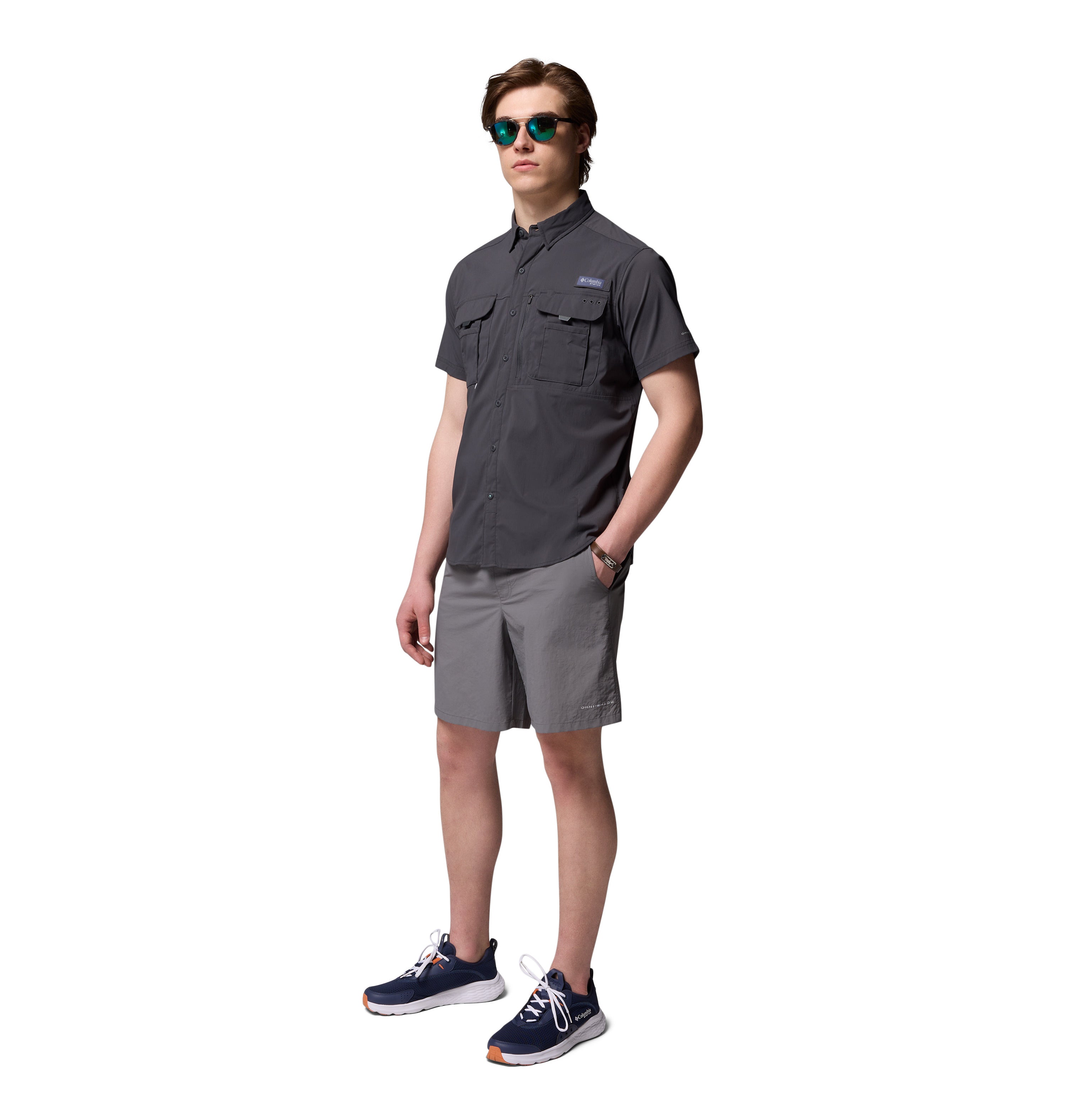 Camisa de manga corta para hombre Columbia Bahama Elite