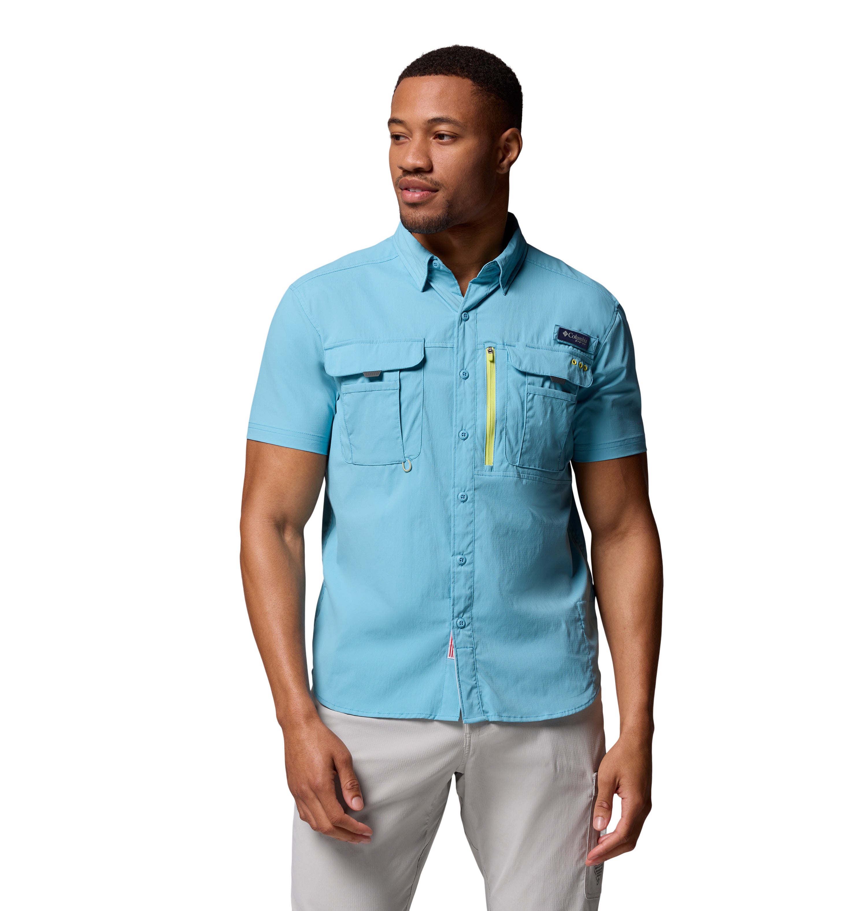 Camisa de manga corta para hombre Columbia Bahama Elite