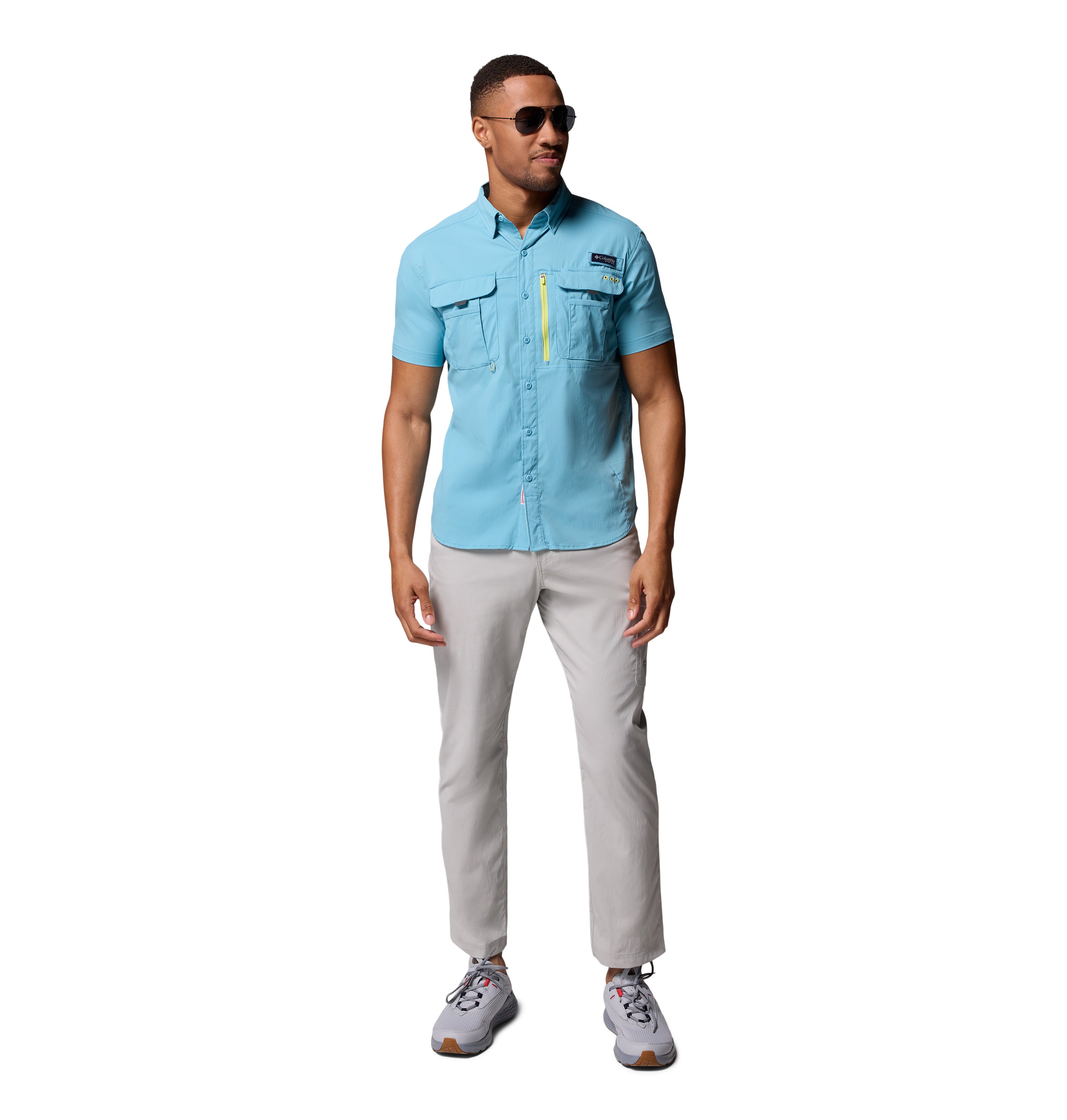 Camisa de manga corta para hombre Columbia Bahama Elite