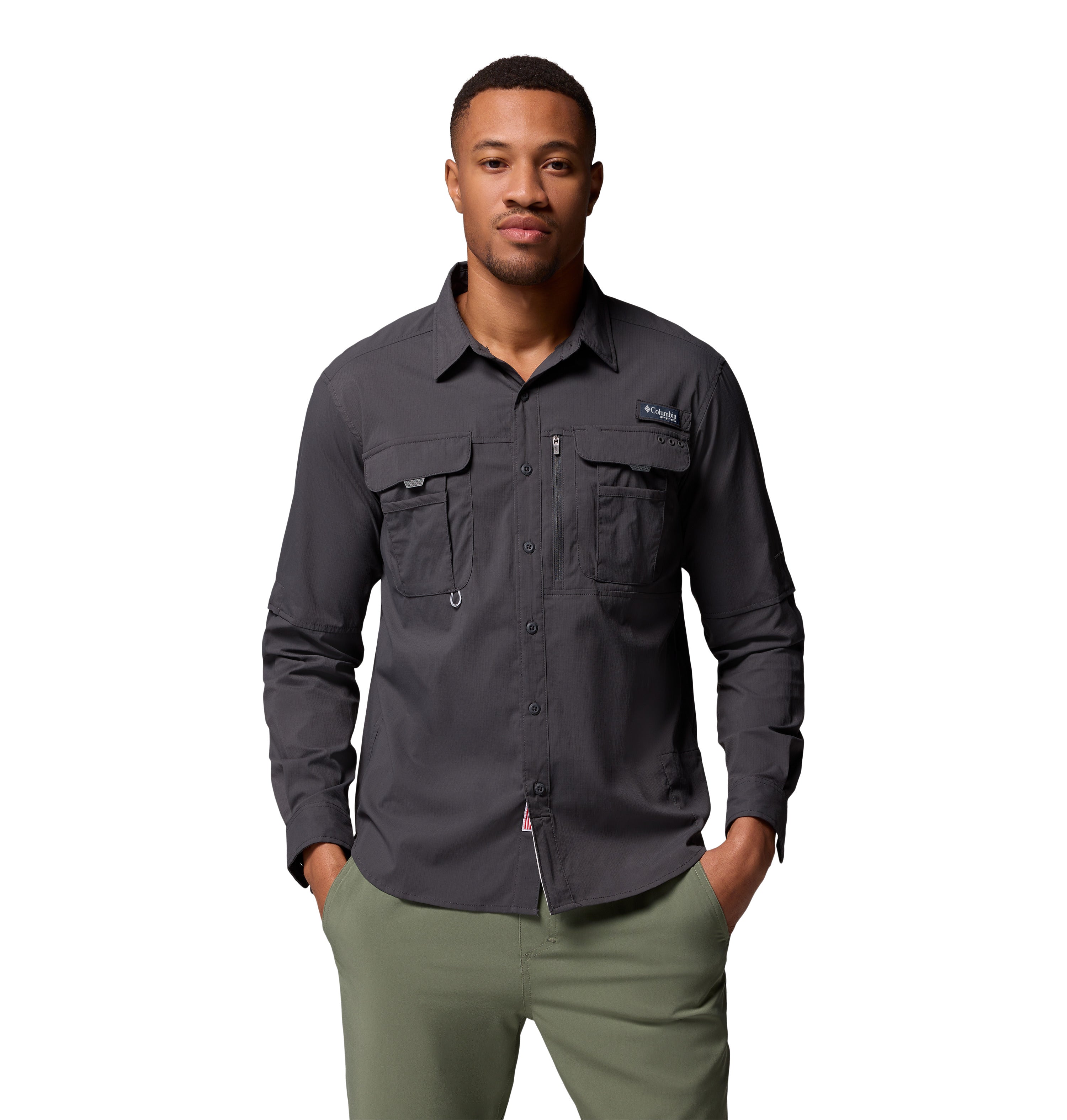 Camisa de manga larga para hombre Columbia Bahama Elite