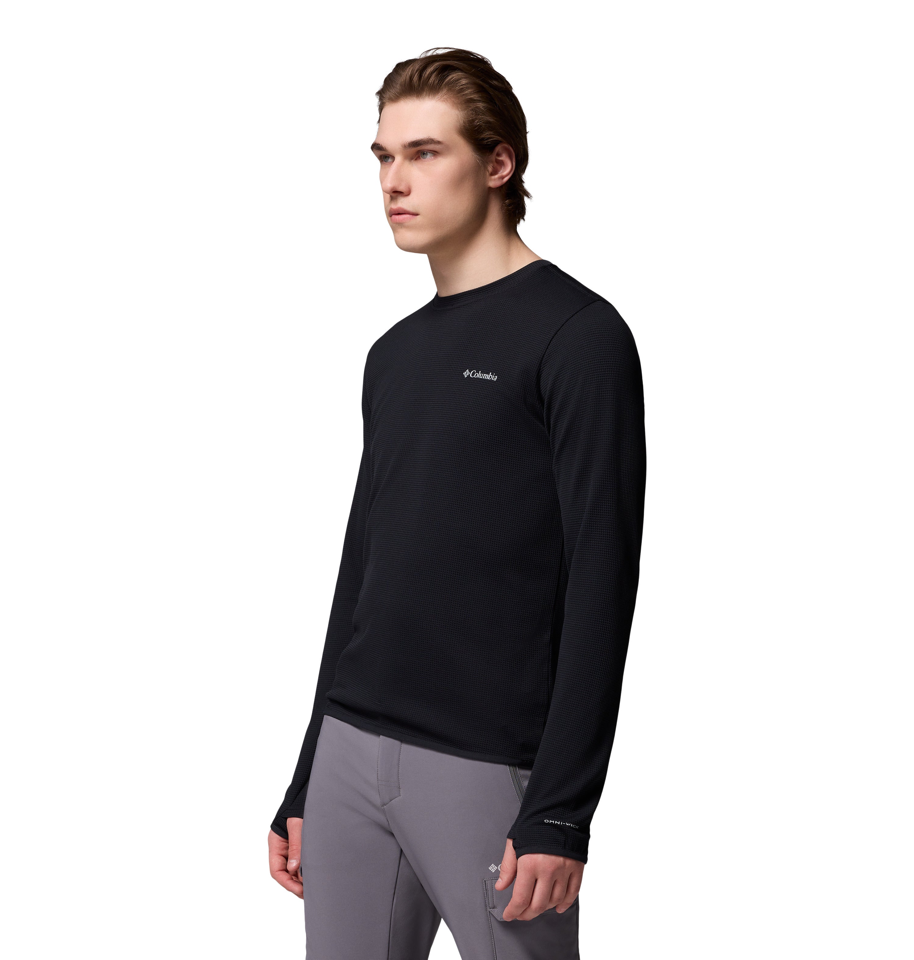 Playera de manga larga para hombre Columbia Tech Trail Utility Warm Crew