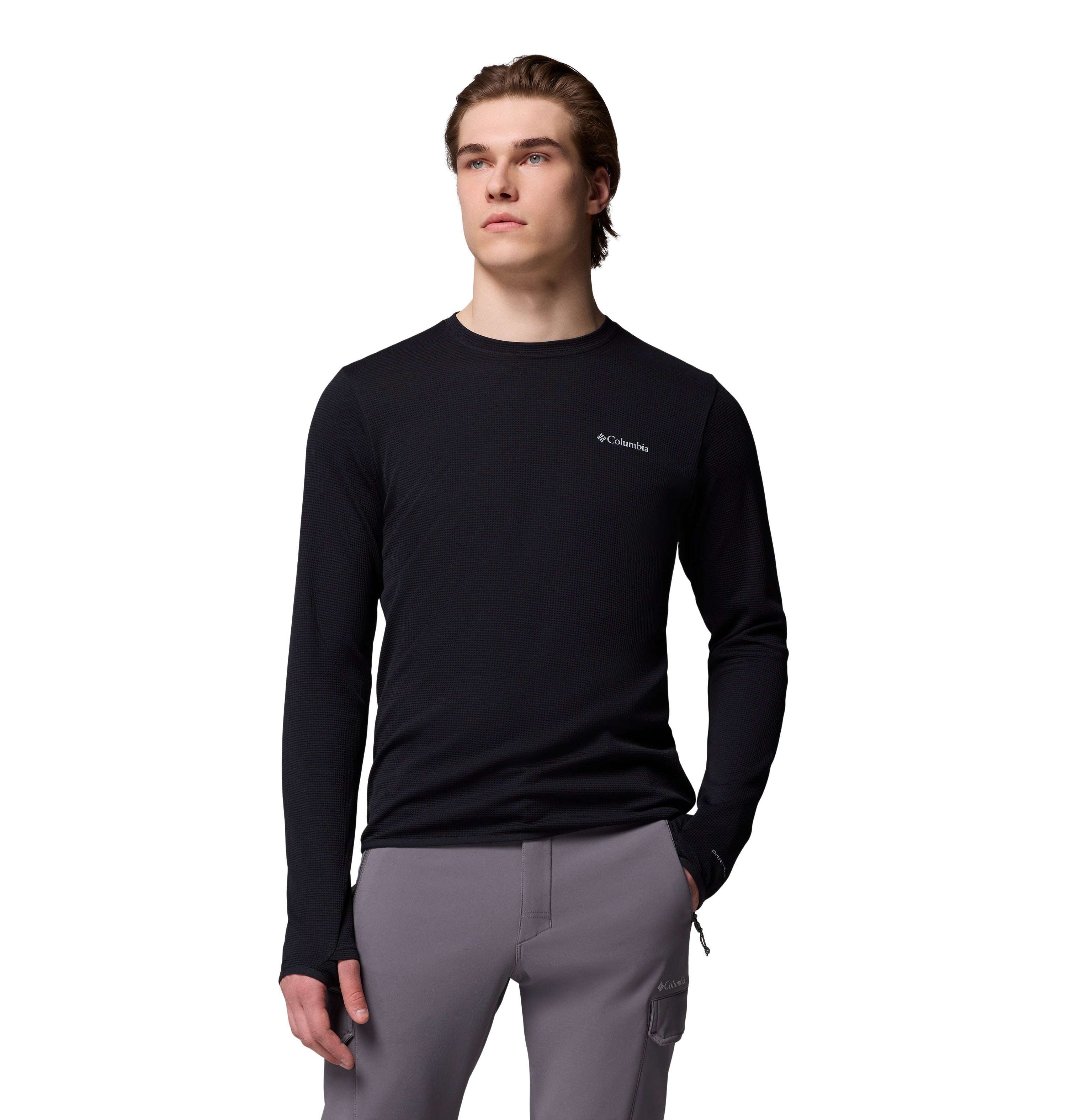 Playera de manga larga para hombre Columbia Tech Trail Utility Warm Crew