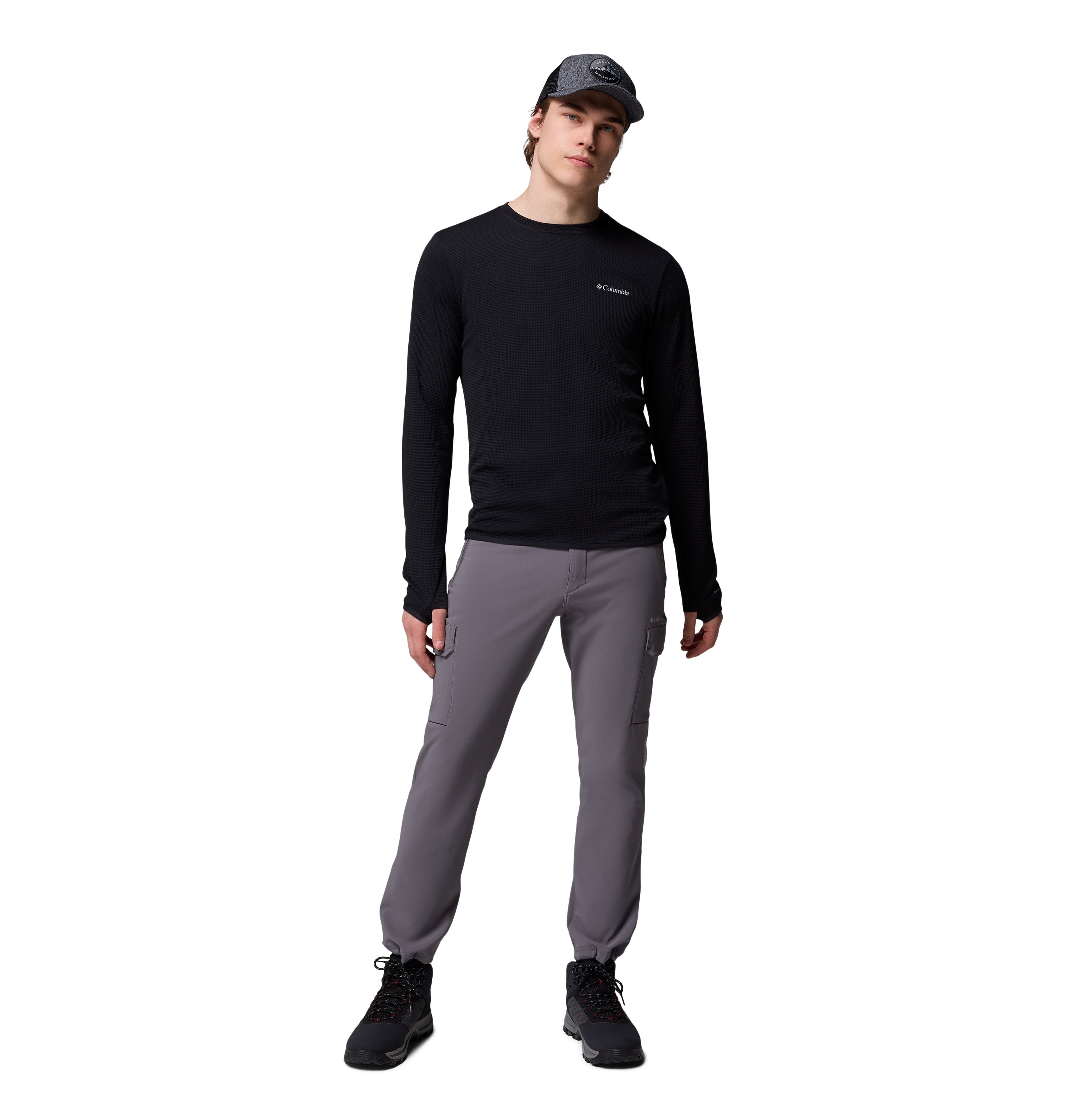 Playera de manga larga para hombre Columbia Tech Trail Utility Warm Crew