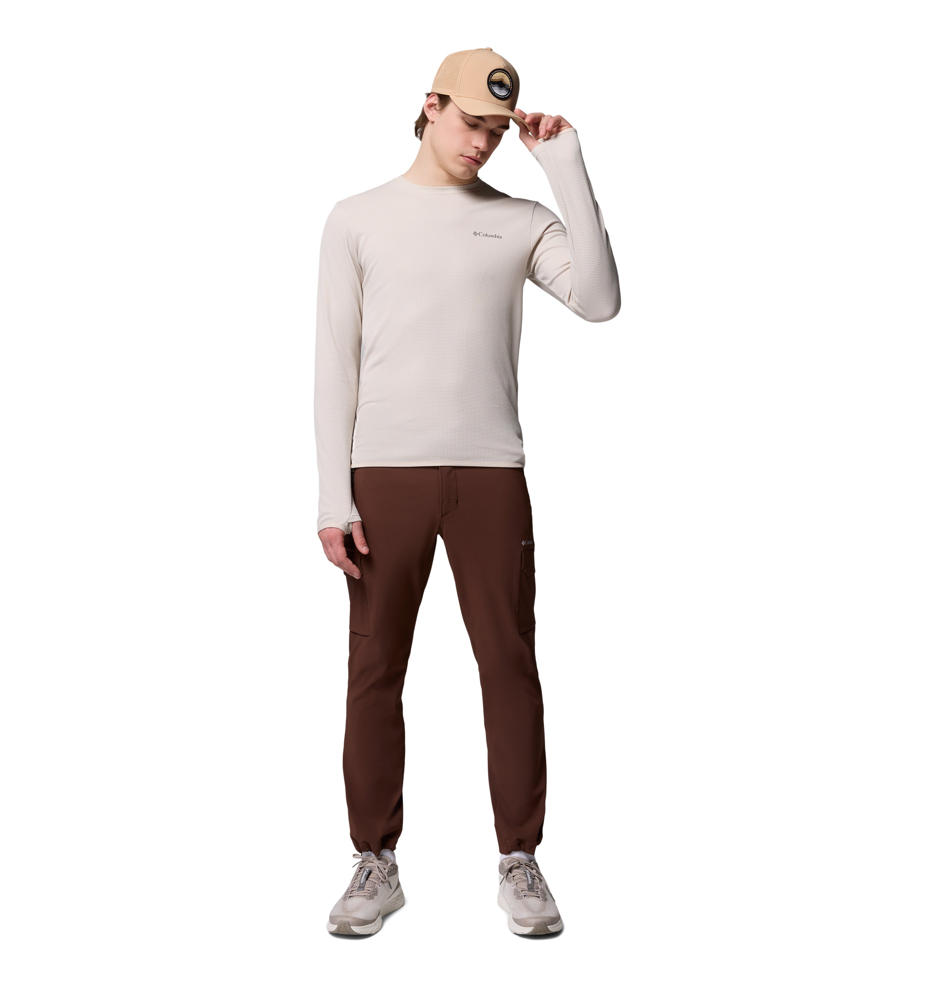 Playera de manga larga para hombre Columbia Tech Trail Utility Warm Crew