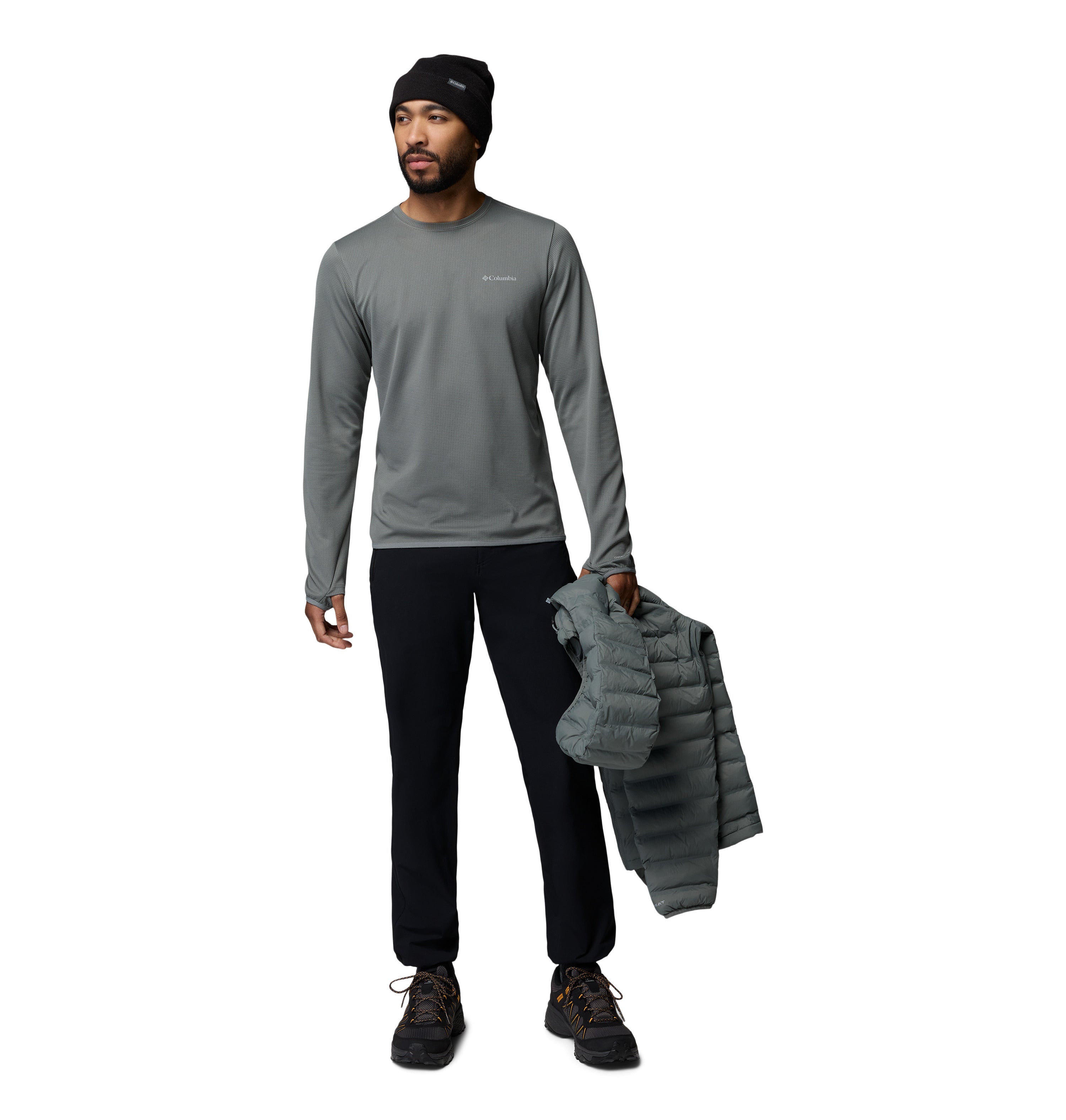 Playera para Hombre Columbia Tech Trail Utility Warm LS Crew