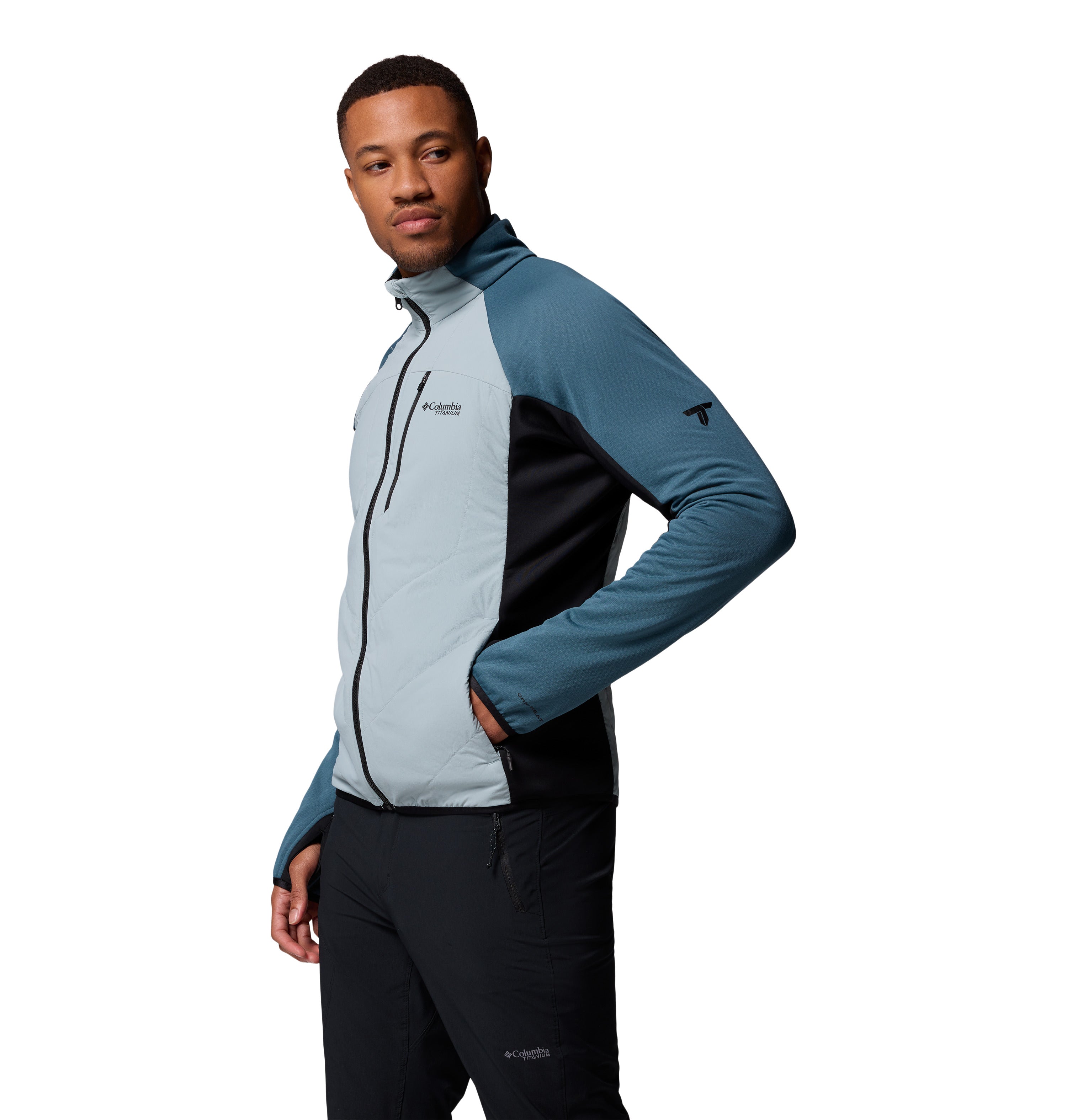 Chamarra para hombre Columbia Arctic Crest Hybrid Full Zip