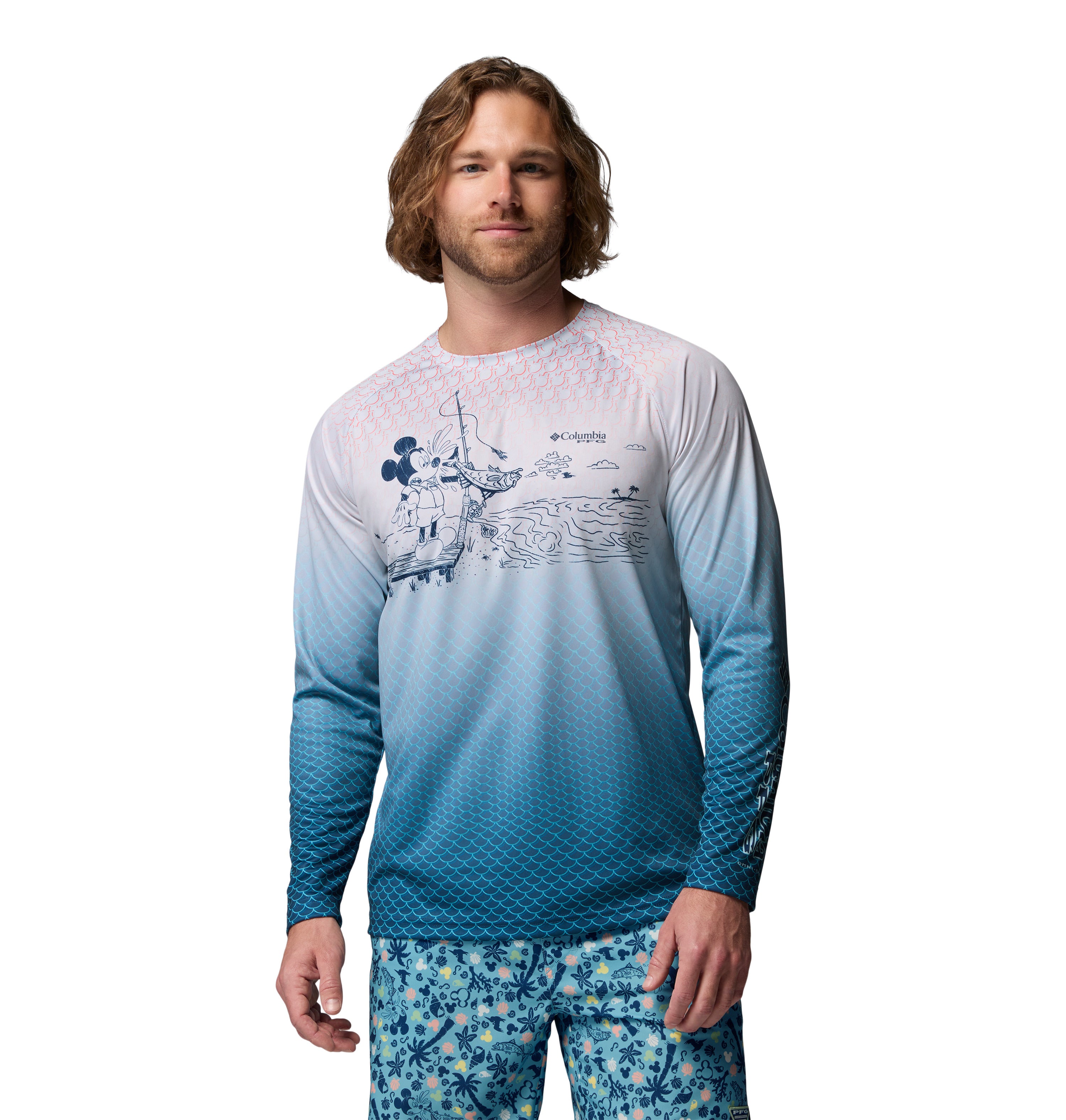 Playera de manga larga para hombre Columbia M PFG Disney Terminal Tackle LS Shirt