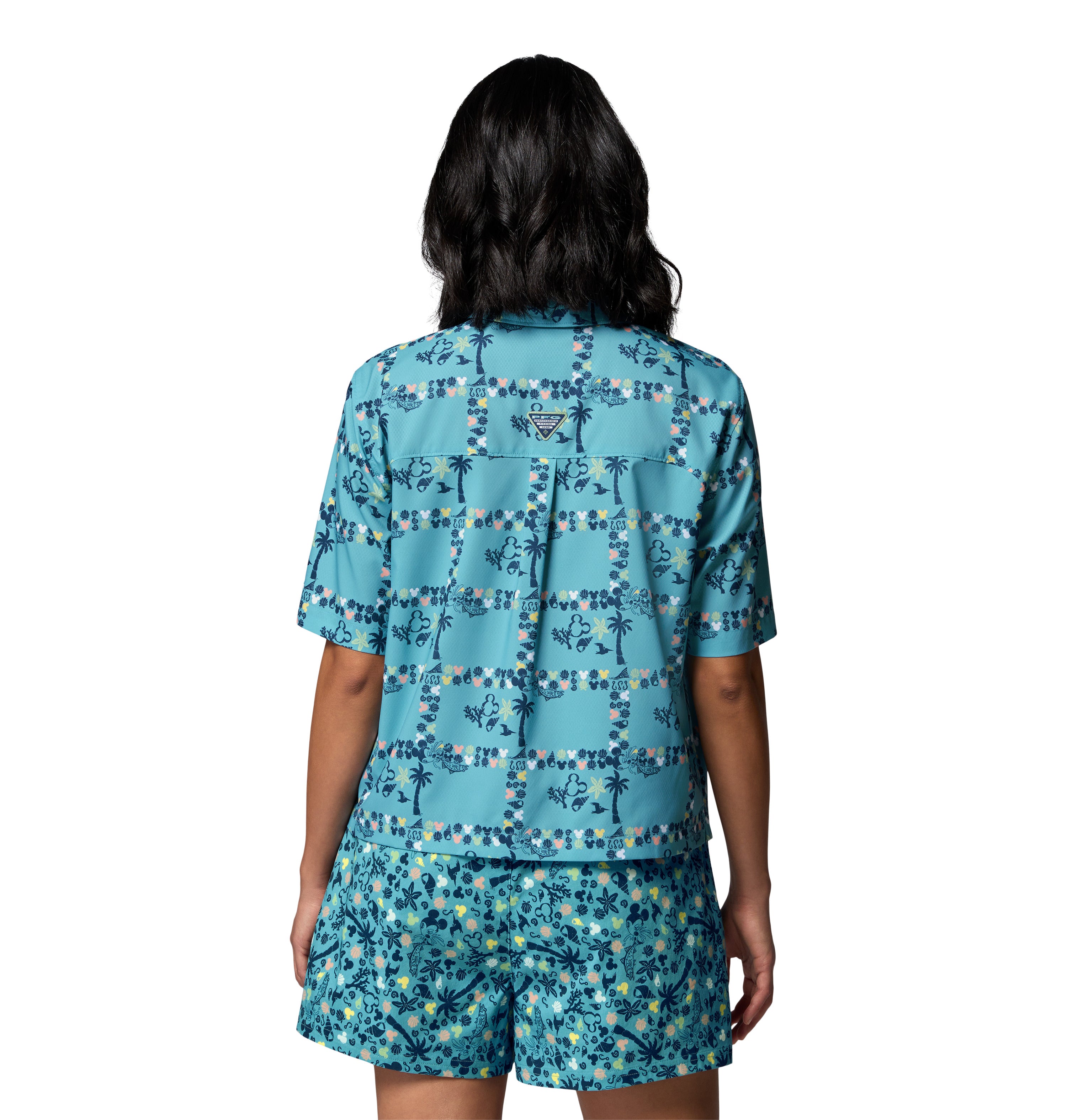 Camisa de manga corta para mujer Columbia W PFG Disney Super Slack Tide Shirt