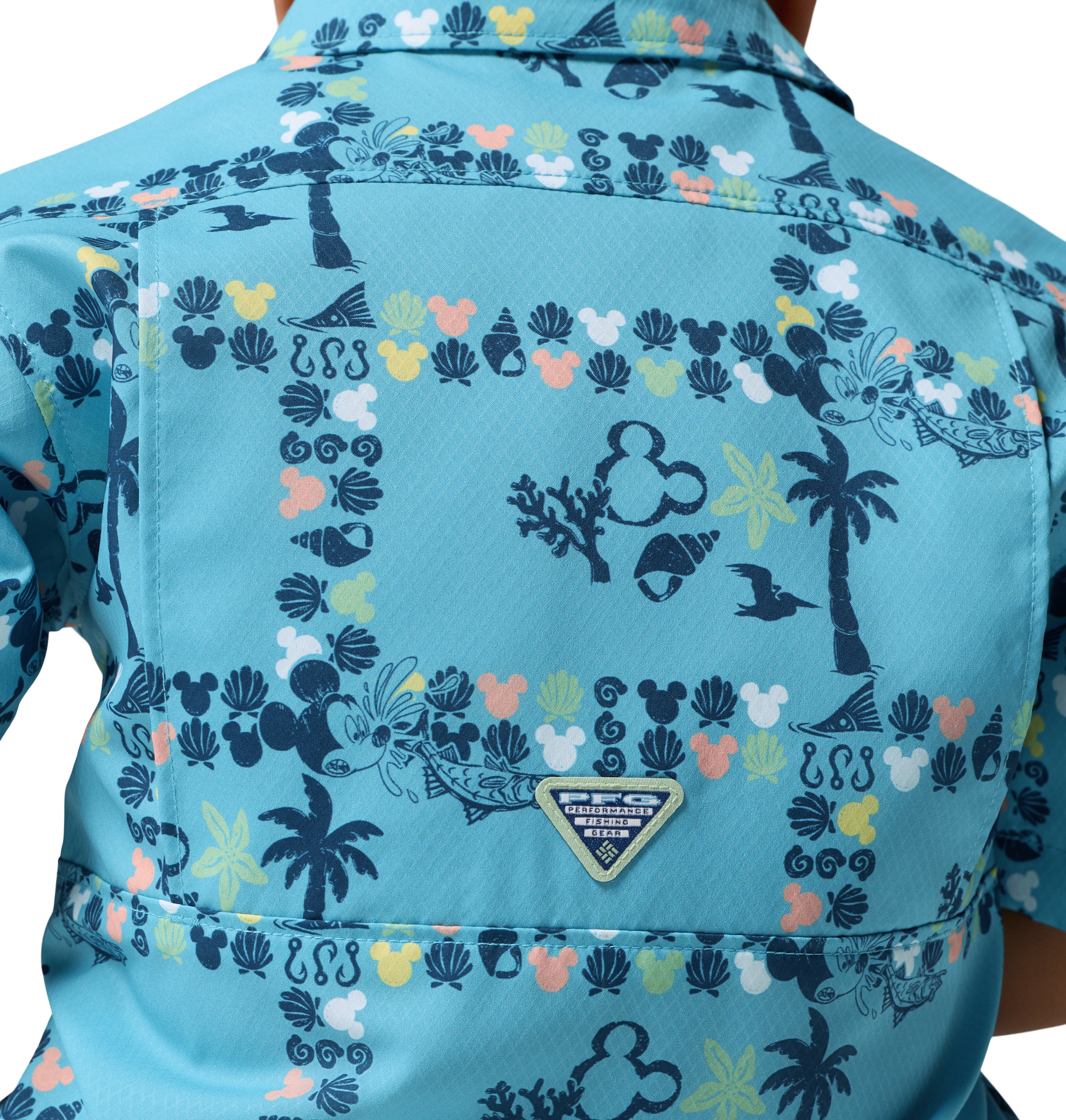 Camisa de manga corta para niños pequeños Columbia Y PFG Disney Super Slack Tide Shirt