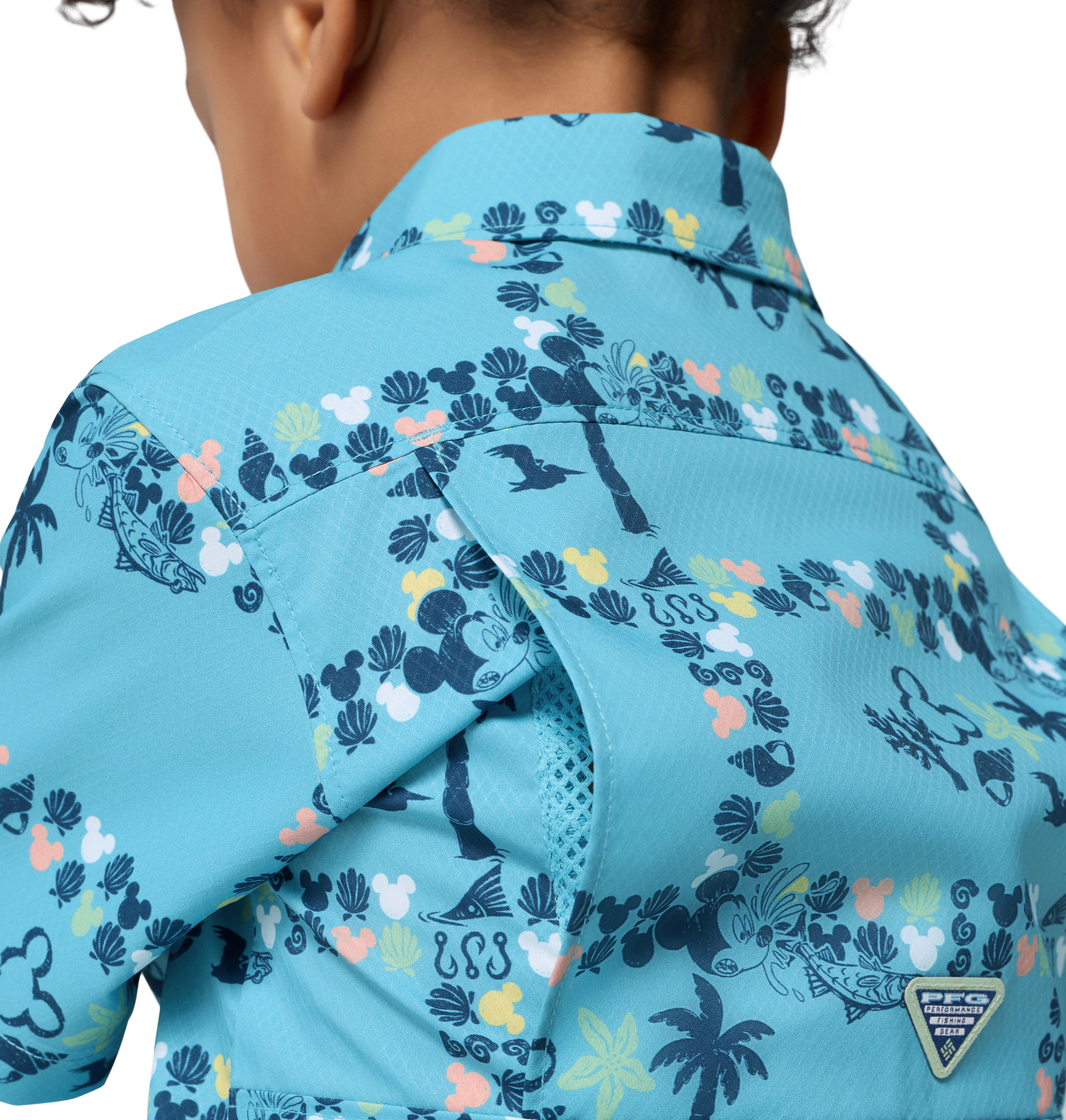 Camisa de manga corta para niños pequeños Columbia Y PFG Disney Super Slack Tide Shirt