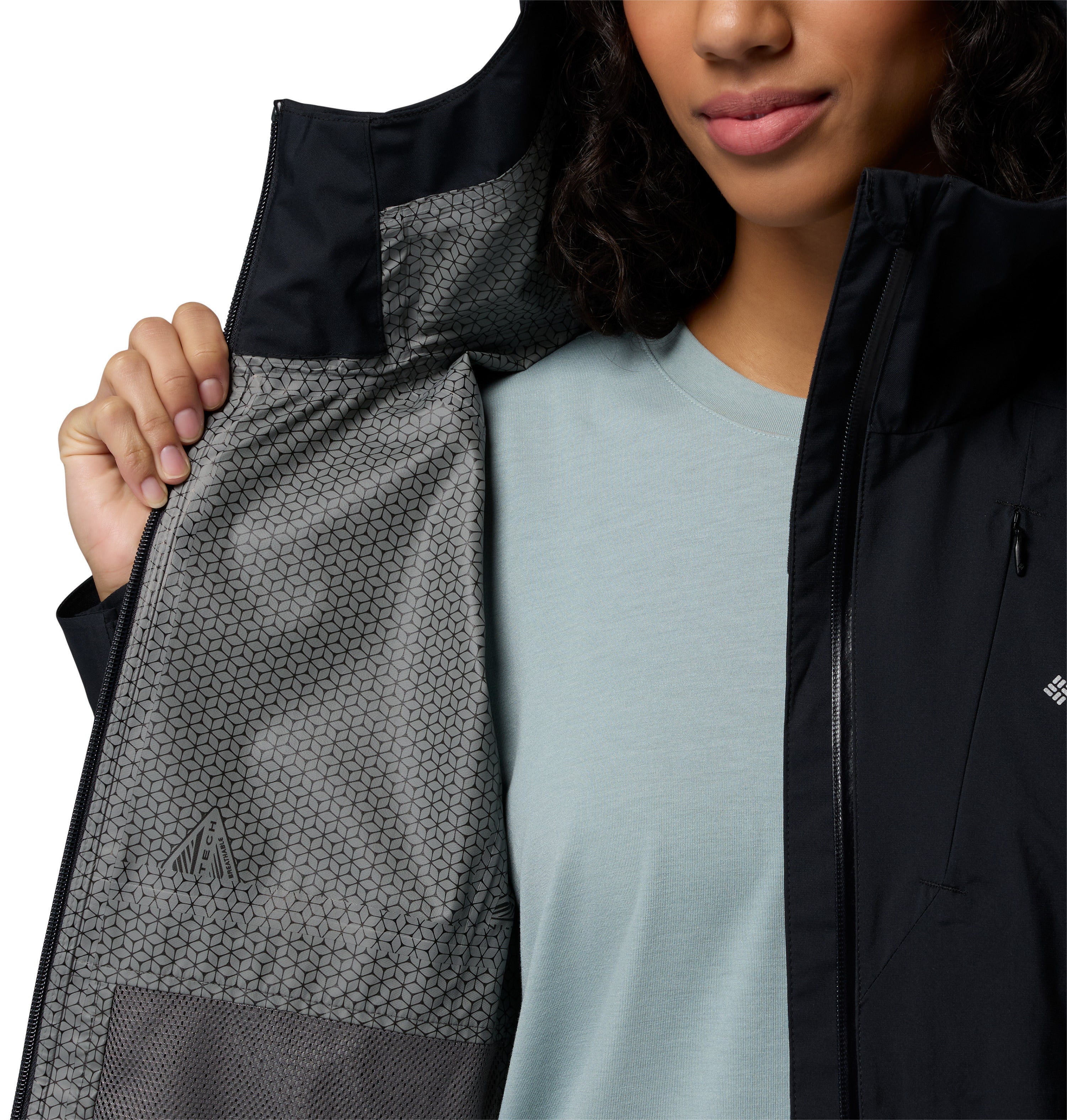 Chamarra Impermeable para Mujer Columbia Trailborne 2.5L Shell