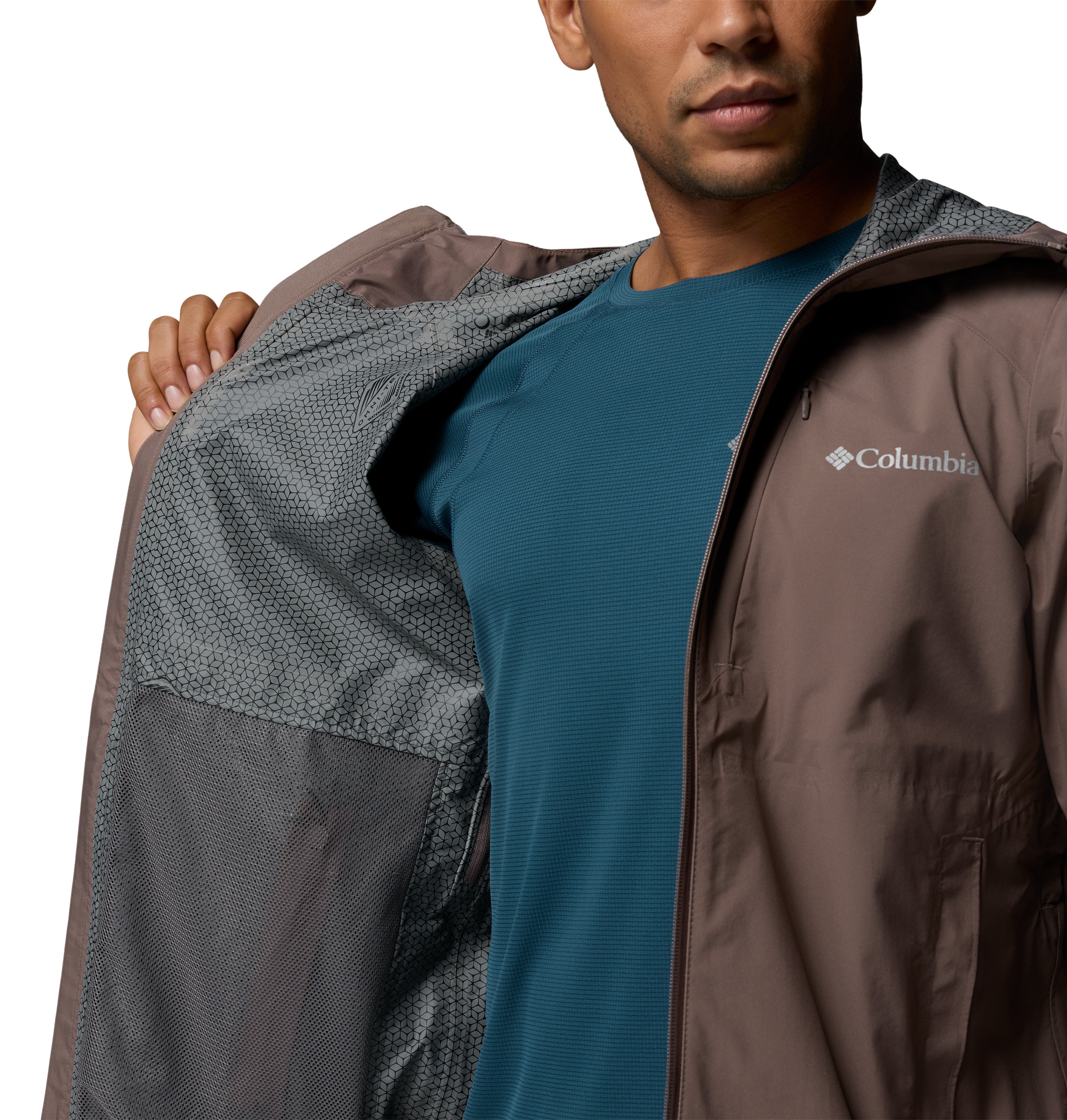 Chamarra Impermeable para Hombre Columbia Trailborne 2.5L Shell