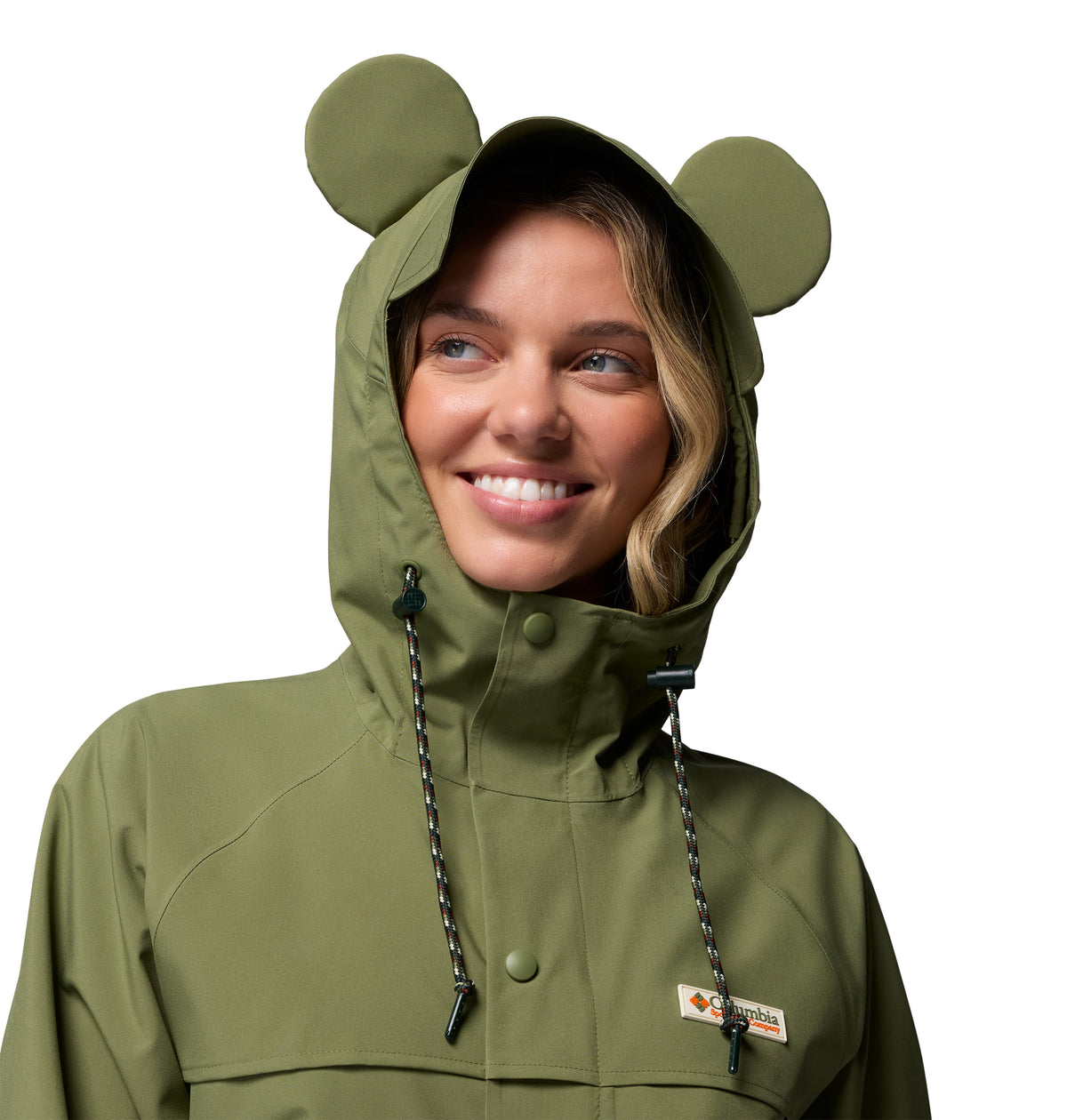 Chamarra Impermeable Unisex Columbia M CSC x Disney Mickey Ibex Rain Shell