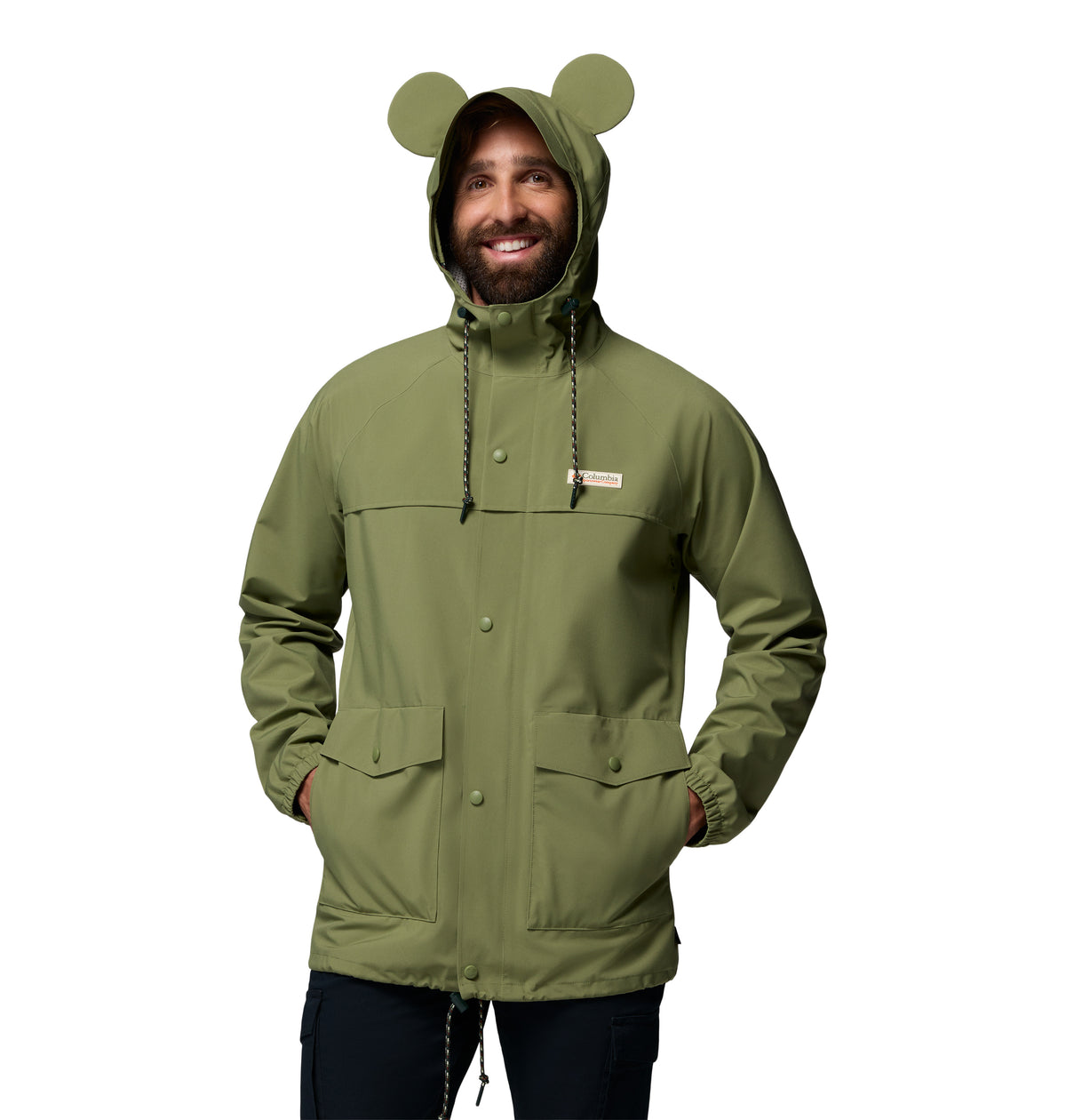 Chamarra Impermeable Unisex Columbia M CSC x Disney Mickey Ibex Rain Shell