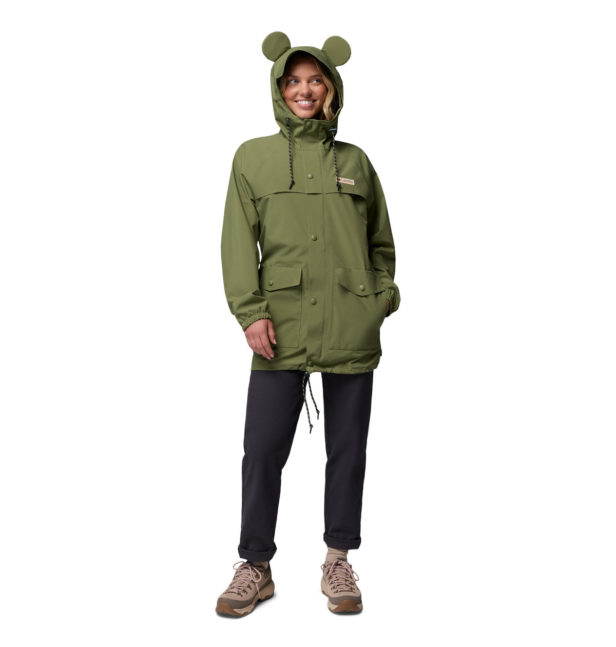 Chamarra Impermeable Unisex Columbia M CSC x Disney Mickey Ibex Rain Shell